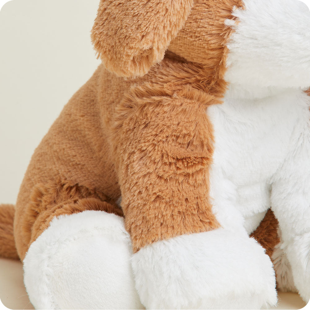 Weighted Heated Beagle Stuffed Animal - Warmies Plush Toy for Anxiety Relief & Comfort - Perfect for Kids, Adults & Stress Relief at Home or Travel