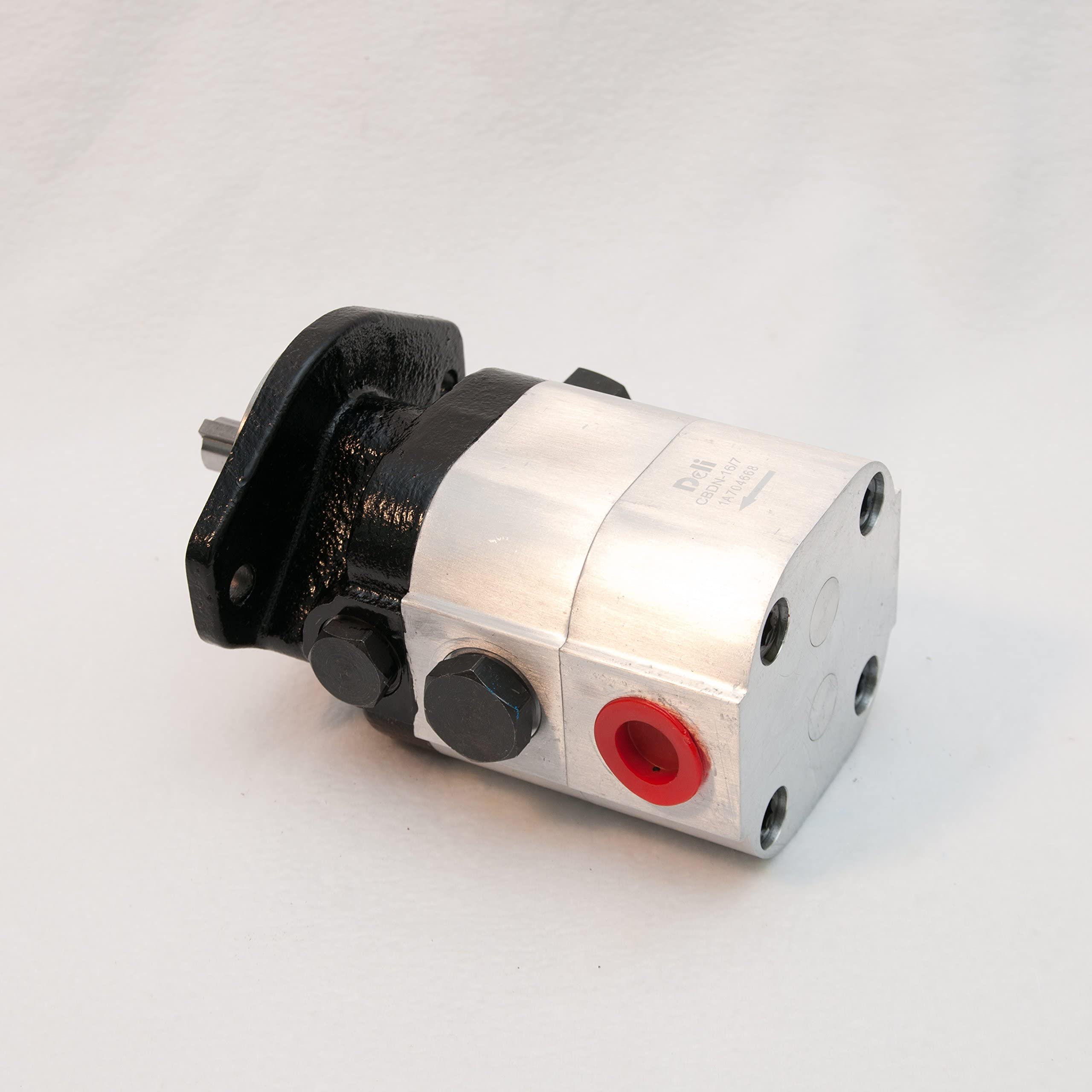 22 GPM 2 Stage Hydraulic Log Splitter Pump - Heavy Duty Cast Iron Construction - Industrial Inline Design for Firewood Processing & Wood Splitting Equipment