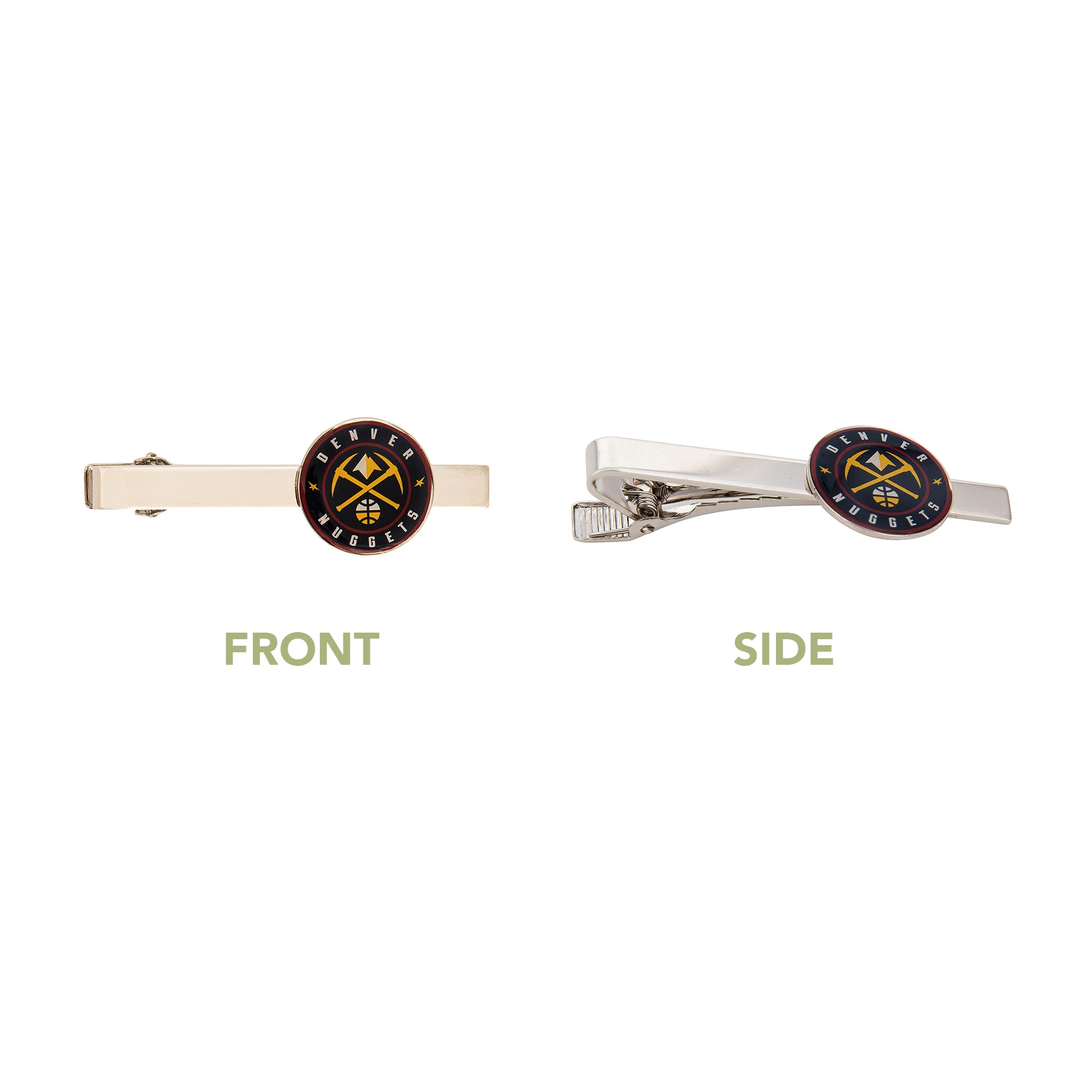 Denver Nuggets NBA Tie Bar - Cactus Design Basketball Tie Clip for Men - Perfect for Office, Weddings & Formal Events