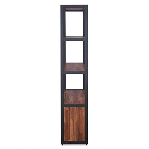 Acme Furniture 92442 Shay Bookcase - Modern 5-Shelf Wooden Bookcase for Home & Office Storage - Perfect for Living Room, Bedroom, or Study Organization