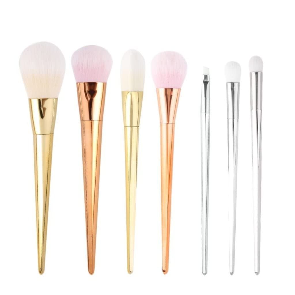 Magnusdeal 7-Piece Professional Makeup Brush Set - Foundation, Blush & Eyeshadow Brushes for Flawless Beauty Application | Perfect for Daily Makeup & Professional Makeup Artists