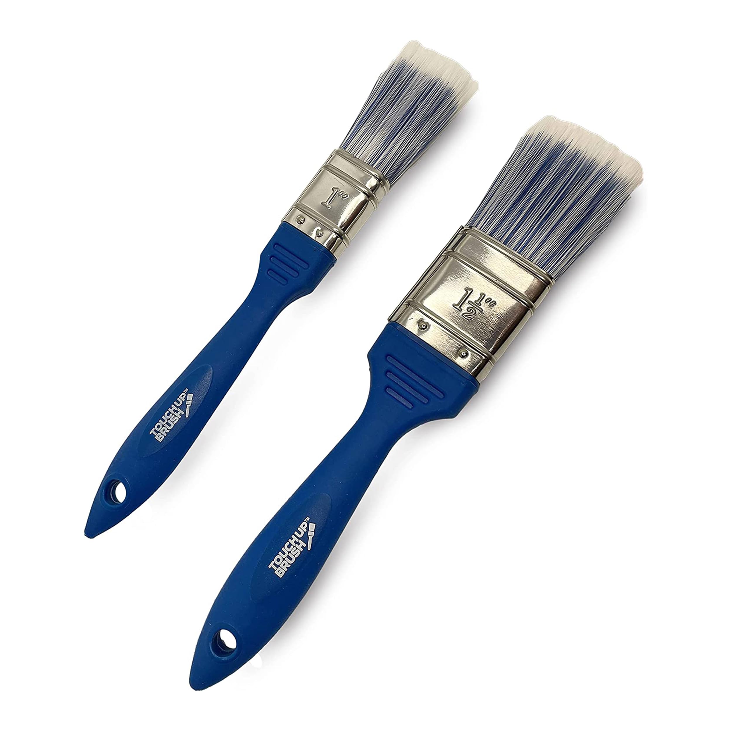 Premium Touch Up Paint Brushes for Walls, Trim & Edges - 2 Pack Home Improvement Painting Kit (As Seen on Shark Tank) - Perfect for DIY Projects, Small Repairs & Professional Finishes