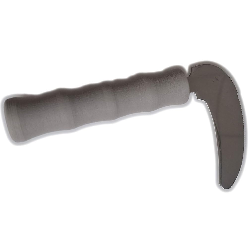 Homecraft Lightweight Foam Handled Angled Knife - Ergonomic Kitchen Utility Knife for Precise Cutting, Slicing & Peeling - Perfect for Cooking, Camping & Outdoor Activities