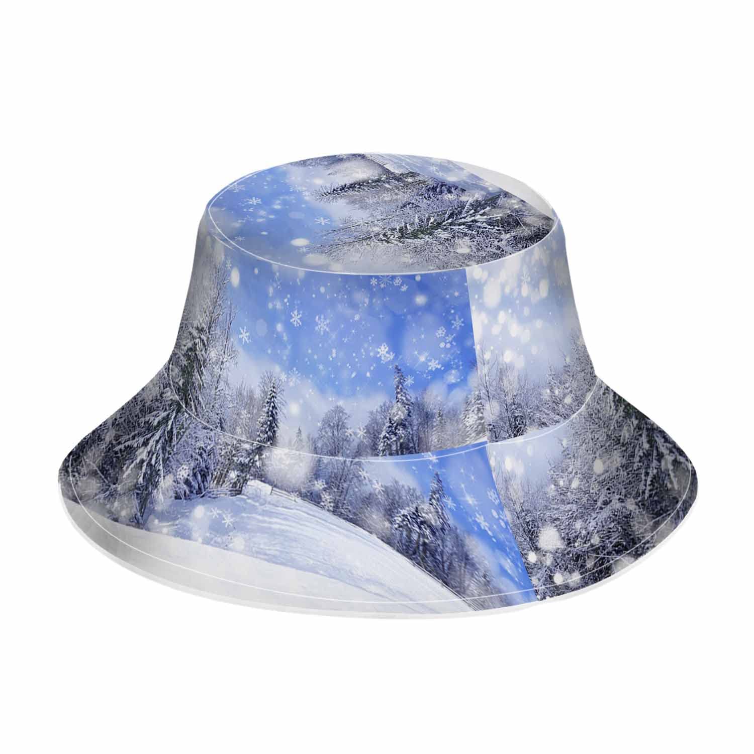 WONDERTIFY White Tulips Bucket Hat - Stylish Sun Protection for Women & Men | Perfect for Beach, Summer Outfits & Outdoor Activities