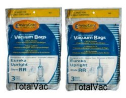 Eureka Style RR Vacuum Bags - 6 Pack Microfiltration Storage Bags with Secure Closure | Perfect for Food Preservation, Sous Vide & Freezer Organization
