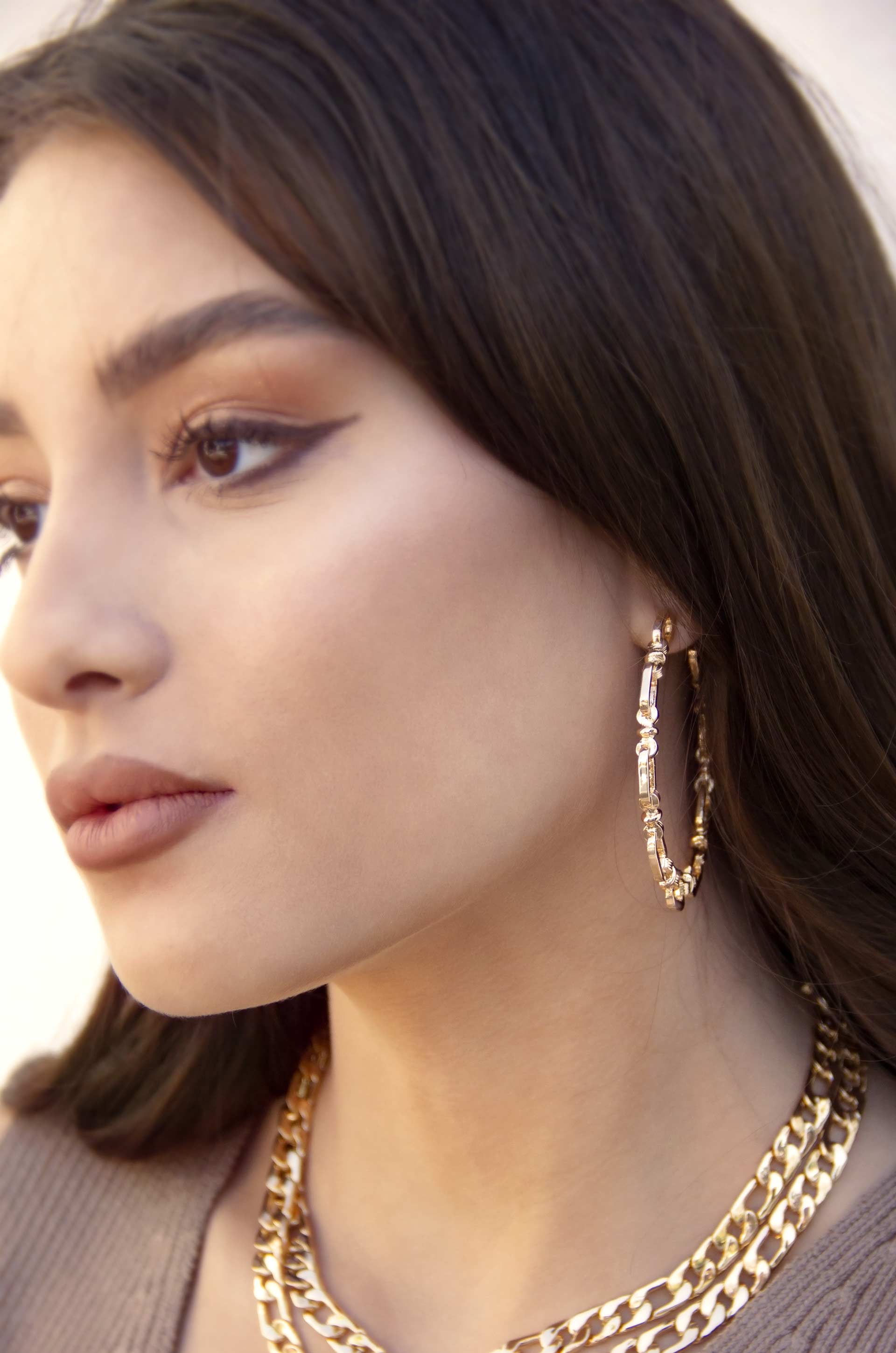 Geometric Hoop Earrings for Women - Trendy Gold & Silver Fashion Jewelry - Perfect for Parties, Work & Everyday Wear