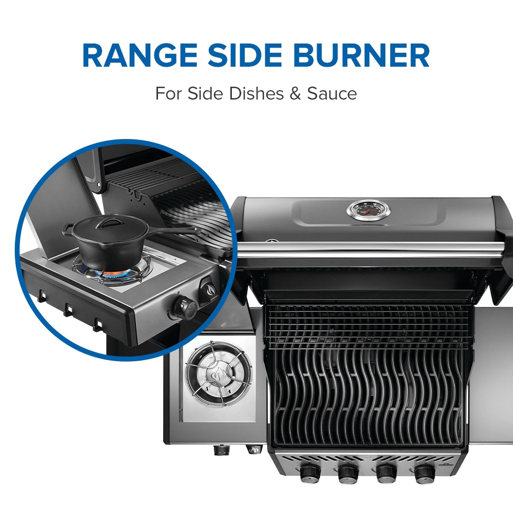 Napoleon Freestyle 425 4-Burner Propane Gas Grill with Side Burner | F425DSBPGT ECP | Perfect for Backyard BBQs, Patio Cooking & Outdoor Entertaining