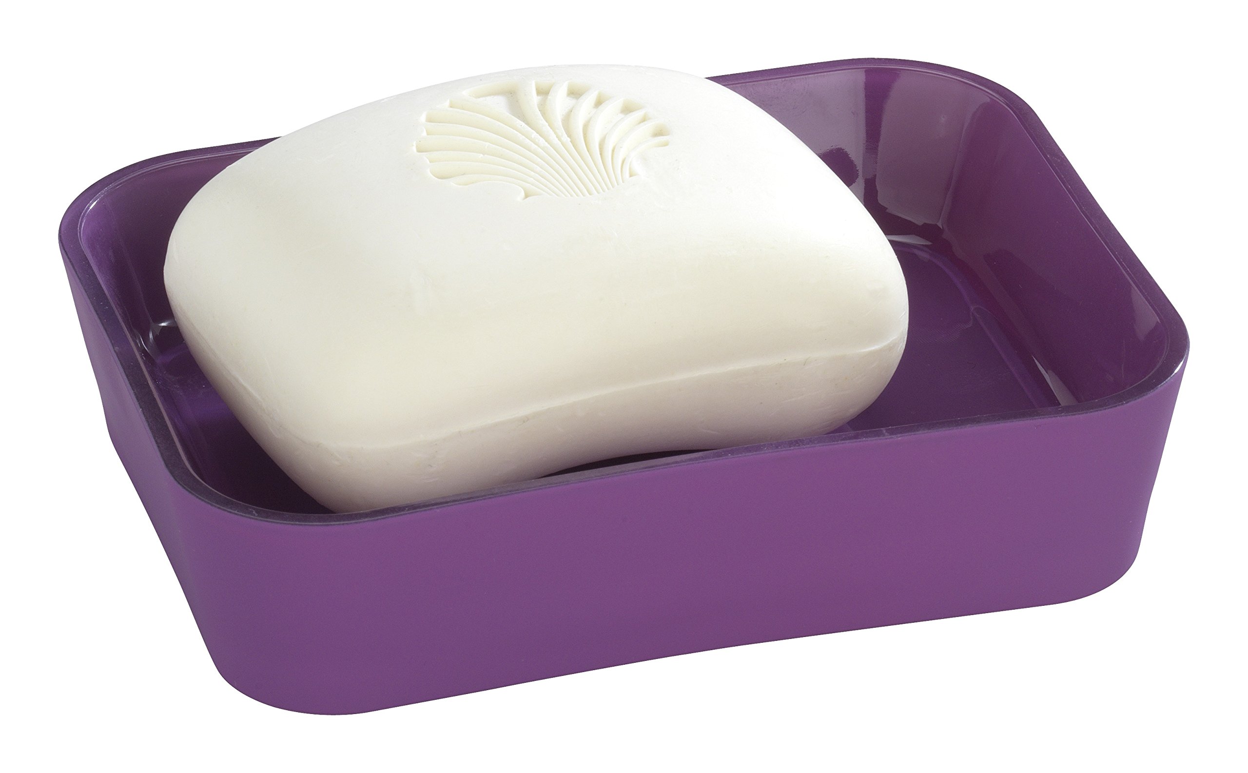 Rainbow Soap Dish - Purple for Bathroom & Shower