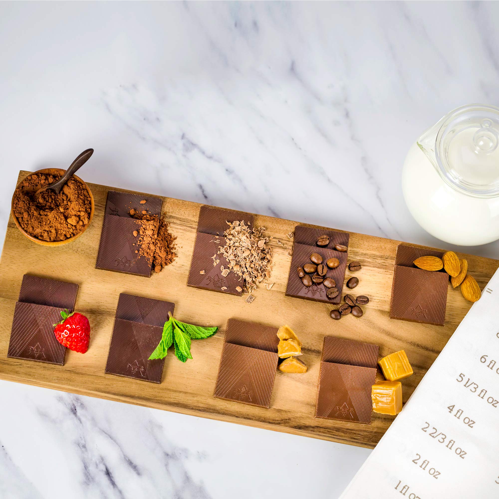 Gourmet Chocolate Squares Bars - Assorted Premium Milk & Dark Emoji Candy Gift Box by Astor Chocolate | 18-Piece Variety Pack Moodibars for Parties, Birthdays & Romantic Gifts