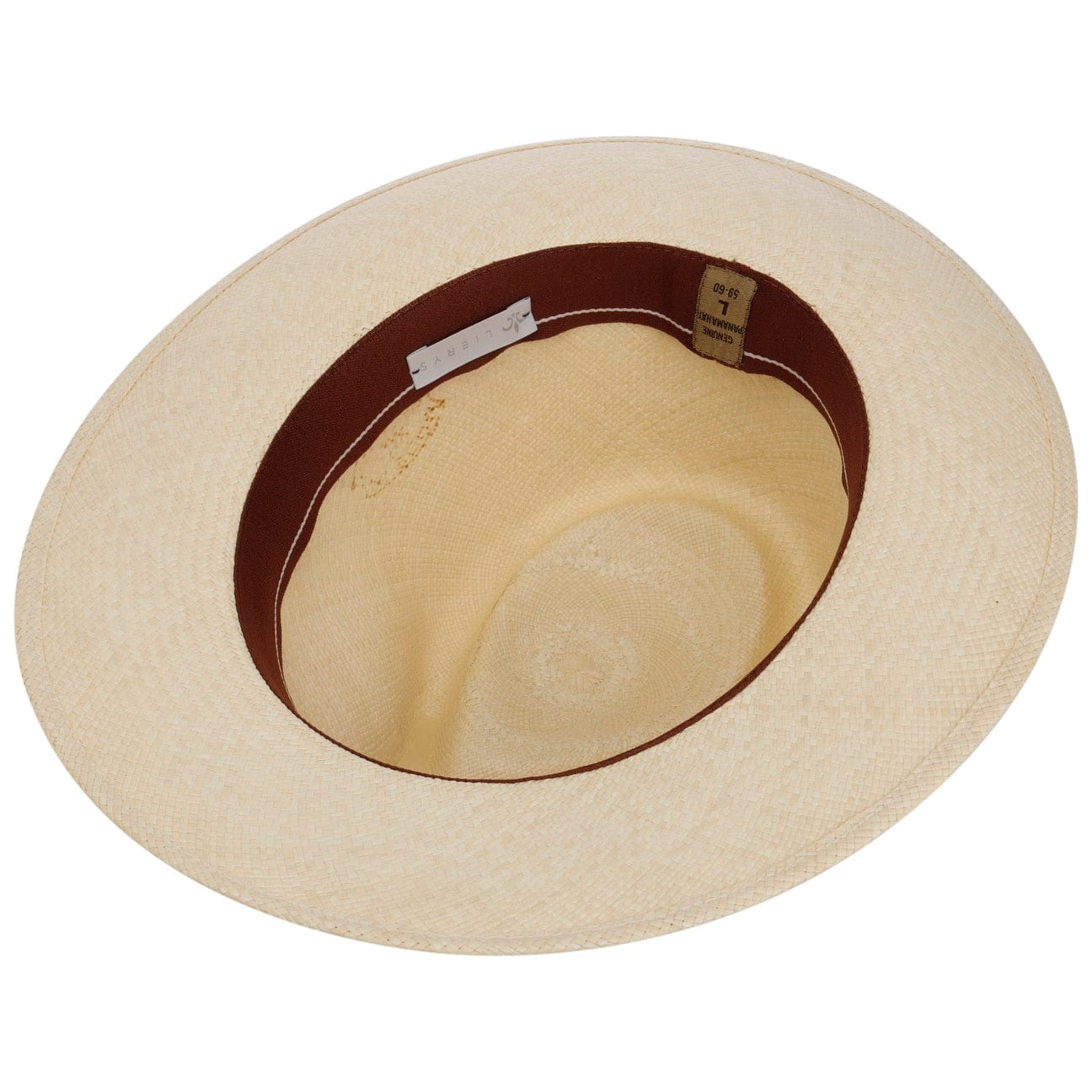 Lierys Striped Ribbon Panama Hat for Women - Breathable Summer Straw Hat with Adjustable Ribbon - Perfect for Beach, Garden, and Outdoor Activities