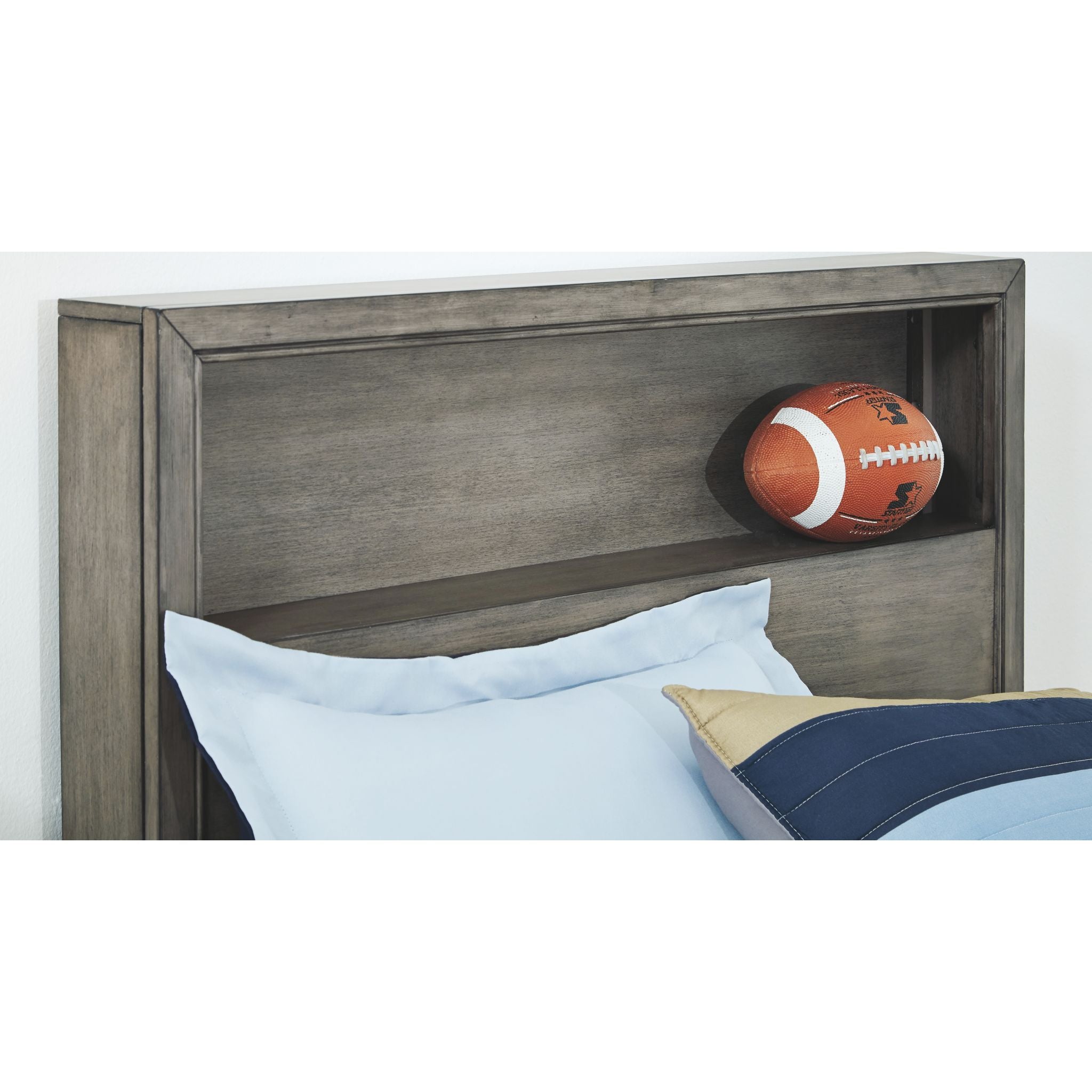 Arnett 5-Piece Twin Bedroom Set in Gray - Modern Kids' Bedroom Furniture for Small Spaces & Guest Rooms