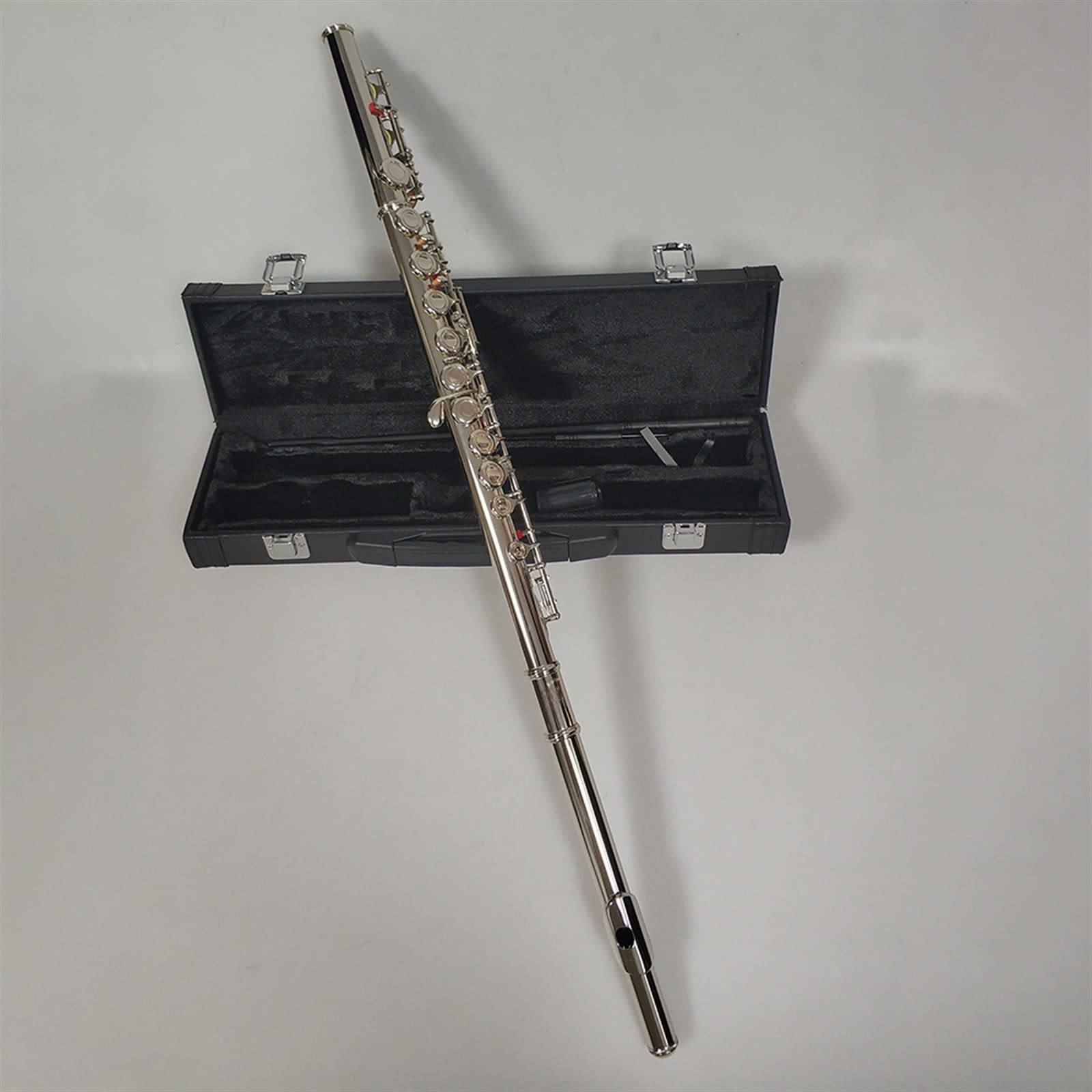 Professional Silver Closed Hole C Key 16-Hole Flute - Beginner Wind Instrument for Music Practice, Band Performance & Solo Play | PECY Musique À Vent