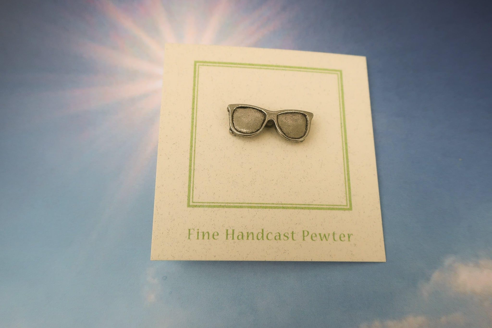 Jim Clift Designer Sunglasses Lapel Pin - Stylish Accessory for Fashion Enthusiasts & Collectors | Perfect for Jackets, Hats & Bags