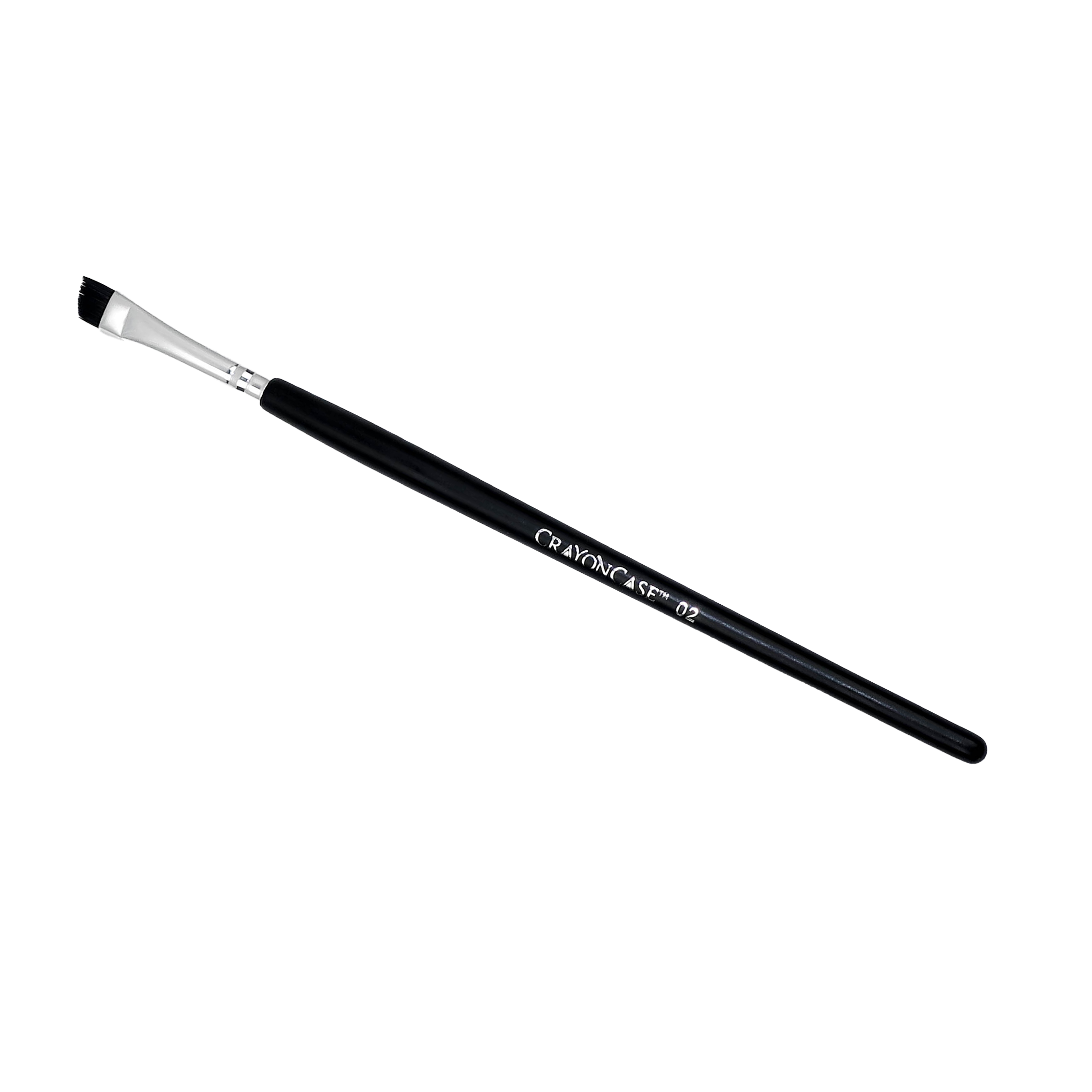 Professional #2 Angle Brow Brush - Eyebrow Makeup Tool for Precise Shaping & Filling - Perfect for Eyebrow Grooming, Microblading & Everyday Makeup Routine
