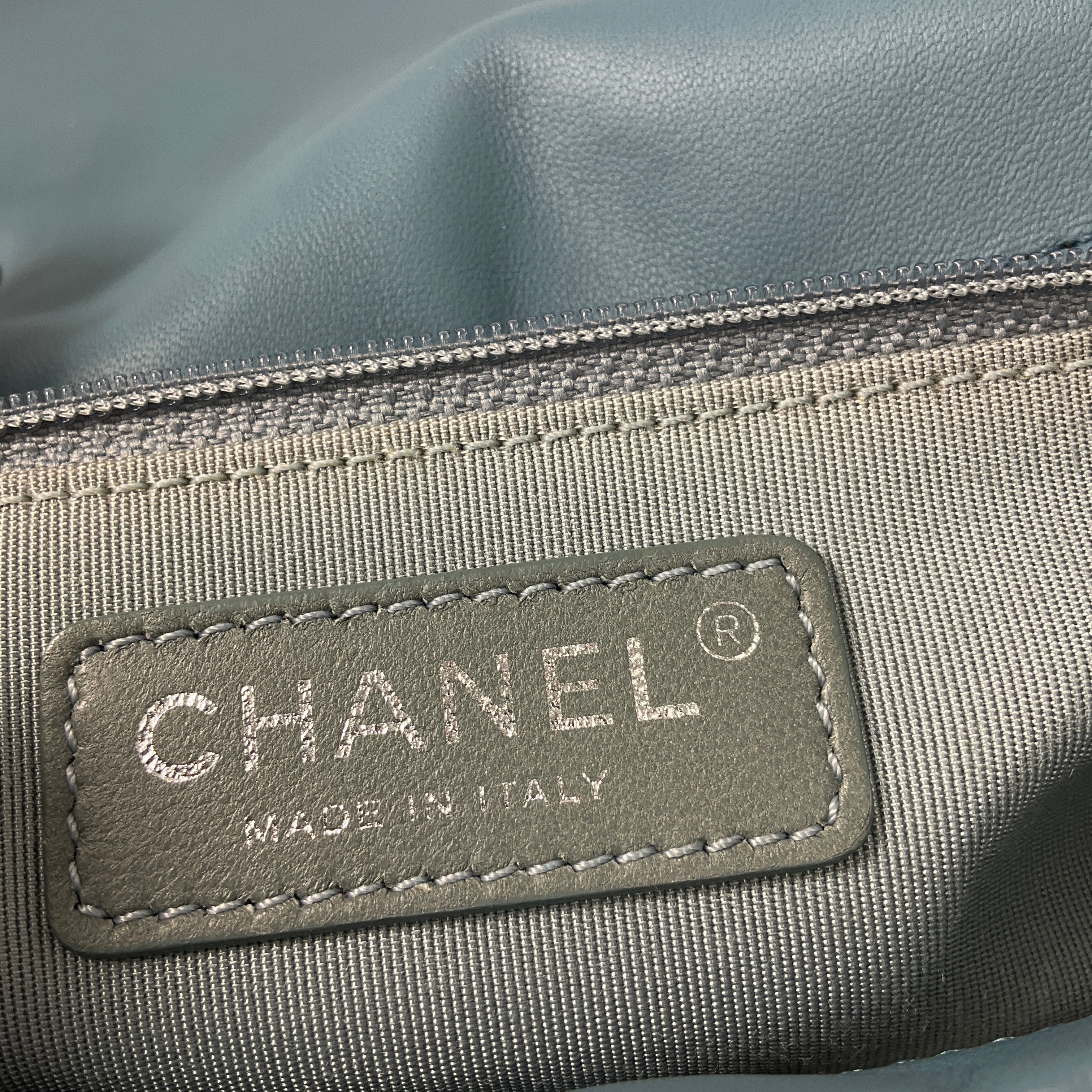 Chanel Blue Multi Paris Seoul Crochet and Lambskin Medium Flap Bag - Luxury Designer Handbag for Women, Perfect for Parties, Travel & Everyday Use