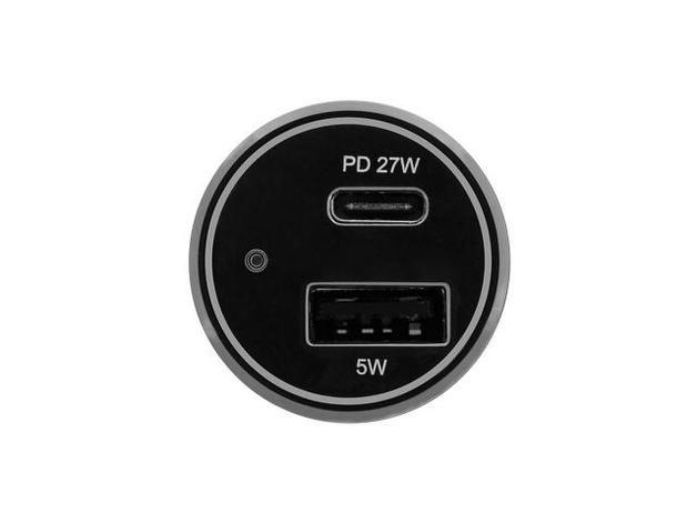 3sixT 27W USB C PD Fast Car Charger - Quick Charge for iPhone, Samsung, Google Pixel - Perfect for Road Trips & Long Commutes
