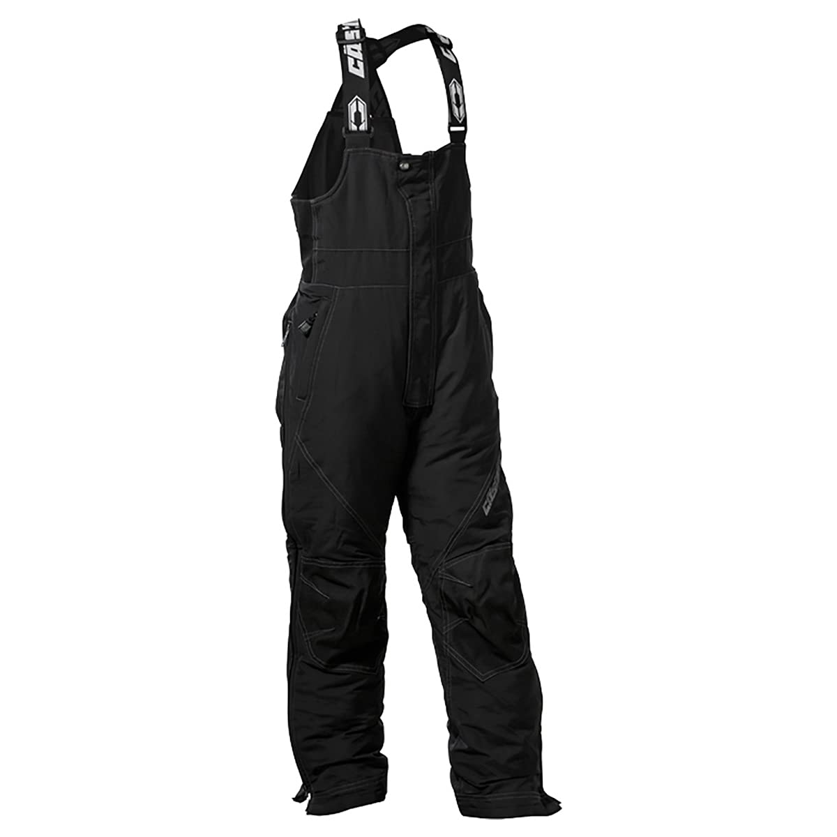 X Phase Youth Snow Bibs - Waterproof Winter Snow Pants for Boys & Girls, Black, Size MD - Perfect for Skiing, Snowboarding & Outdoor Winter Activities