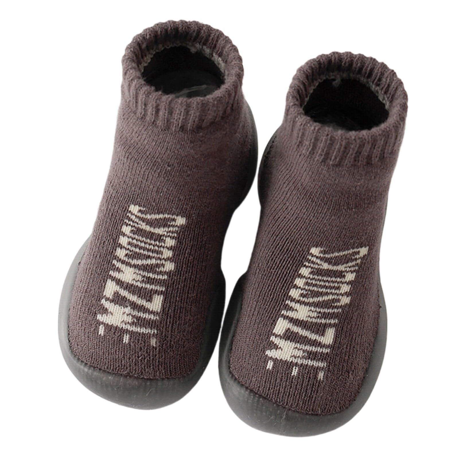 **Baby Boys & Girls Non-Slip Socks Shoes with Rubber Sole - Soft Toddler Indoor House Slippers for Crawling & Walking - Perfect Christmas Gifts for Infants**    *(Use: Ideal for playtime, daycare, or keeping little feet warm at home during winter!)*