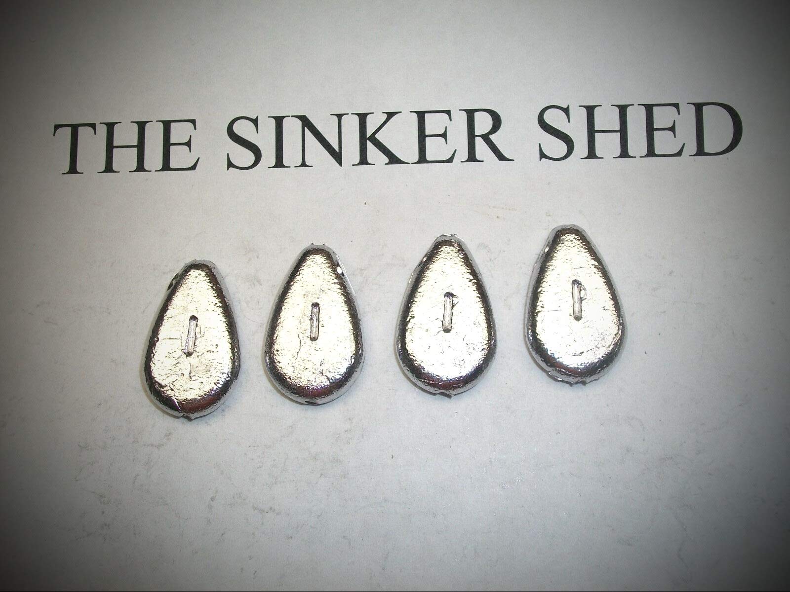 1 Oz No Roll Slip Sinkers - Pack of 6 Fishing Weights for Freshwater & Saltwater Angling - Essential Sinker Gear for Bass, Trout, and Catfish Fishing