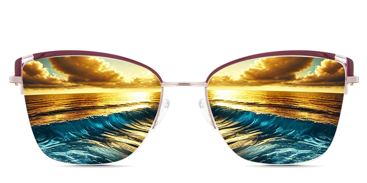 Phoebe Women's Prescription Polarized Sunglasses - UV Protection, Fashionable & Comfortable for Driving, Outdoor Activities & Daily Wear