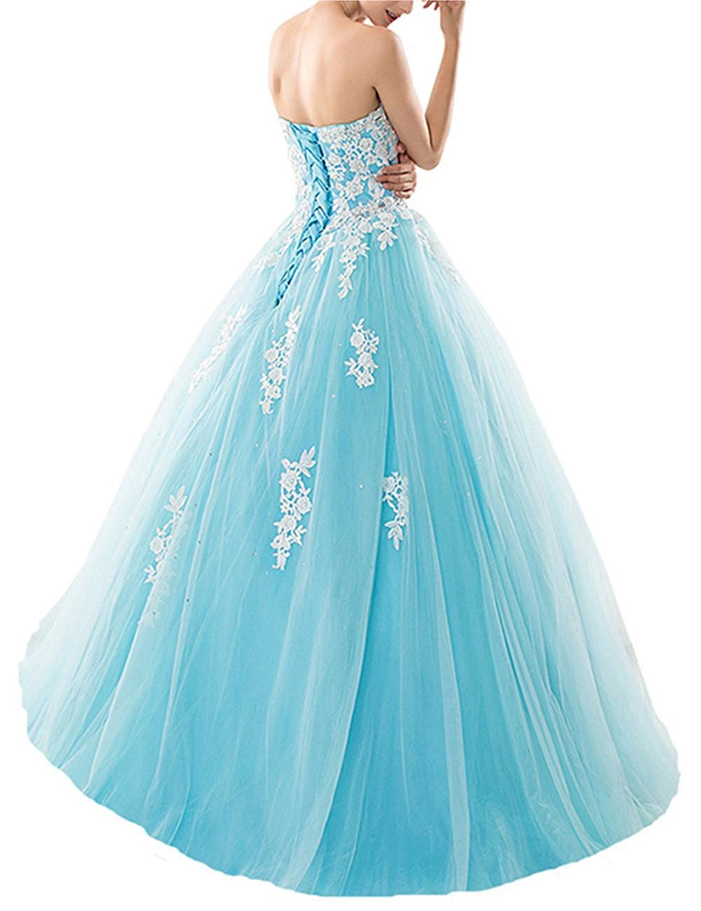 Elegant Fuchsia Strapless Ball Gown for Women - Quinceañera, Sweet 16, Prom & Formal Party Dresses with Corset & Appliques | Perfect for Homecoming, Wedding Guest & Special Occasions