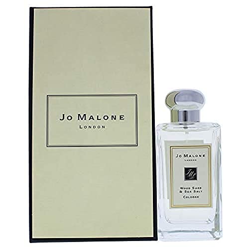 Jo Malone Wood Sage & Sea Salt Cologne Spray for Women - 3.4 oz / 100ml - Fresh & Earthy Perfume - Unboxed Original - Perfect for Daily Wear, Office & Romantic Dates