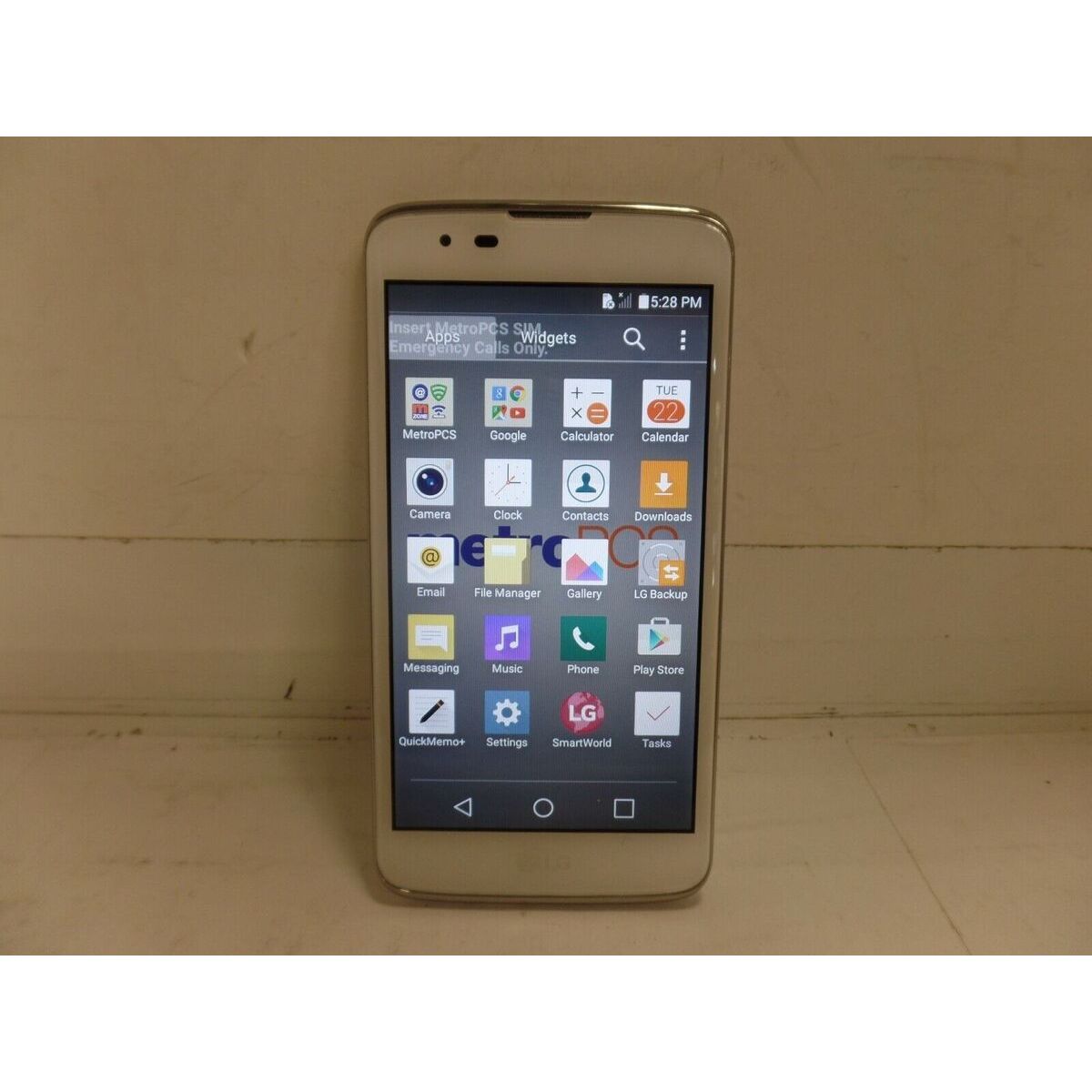 LG K7 8GB White Unlocked GSM Smartphone - Metro PCS Compatible | Perfect for Travel, Business & Everyday Use