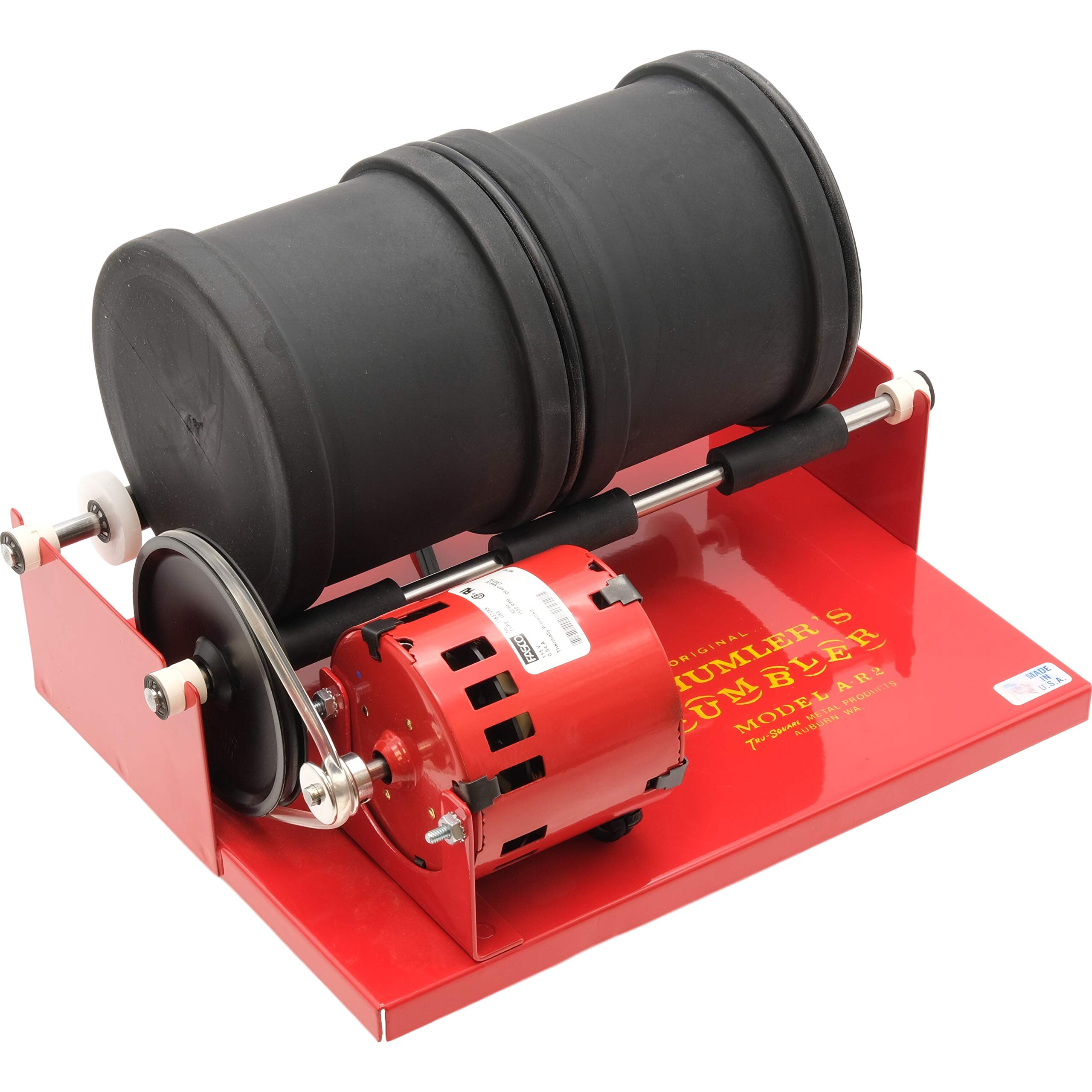 Tru-Square Metal Products Model A-R2 Rock Tumbler Kit - Professional Rock Polishing Machine for Gemstones, Jewelry Making & Lapidary Hobbyists