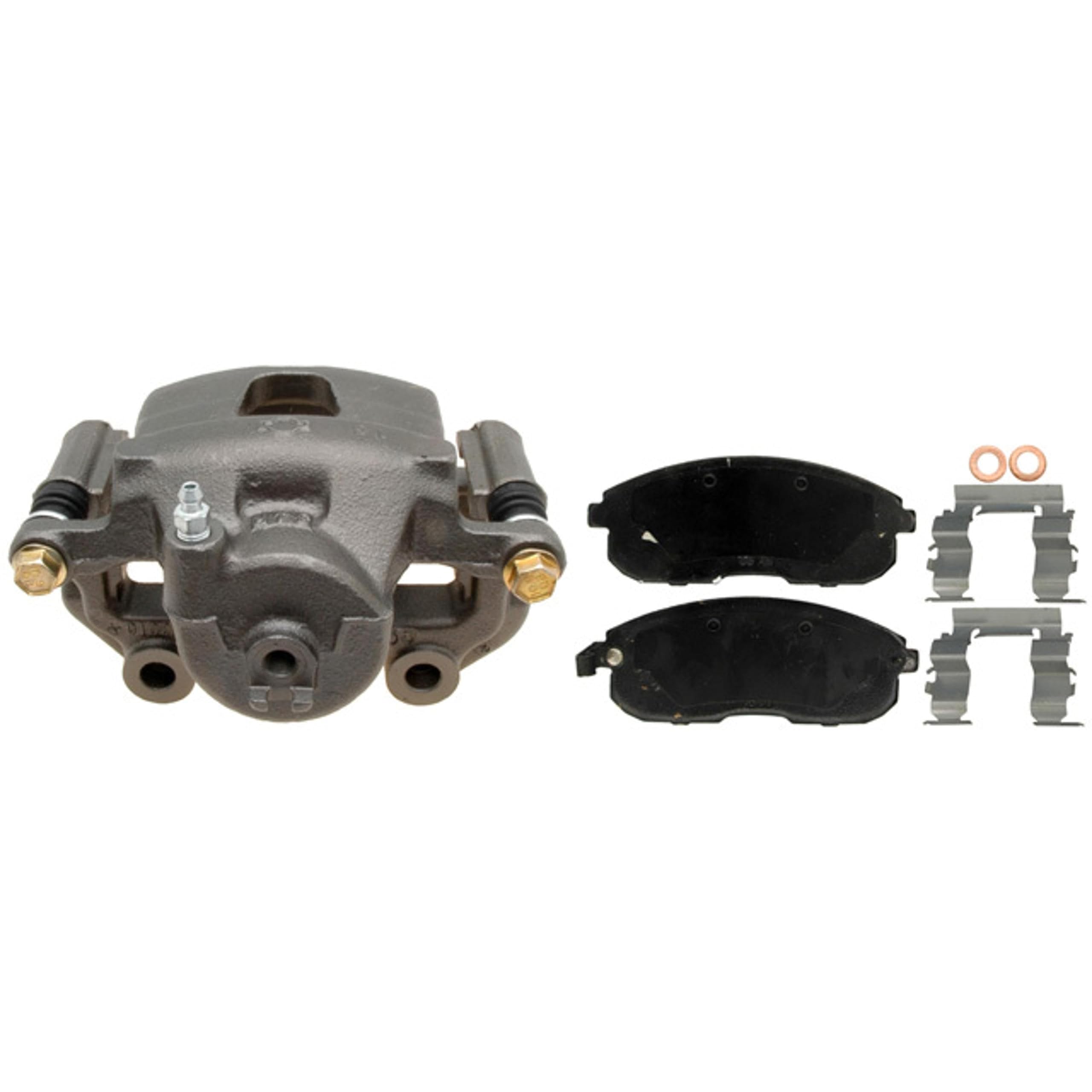 ACDelco Gold 18R846 Remanufactured Loaded Brake Caliper Assembly with Semi-Metallic Pads - Front Driver Side (Non-Coated) | Perfect for GM Vehicles, Truck & SUV Brake Repair & Maintenance