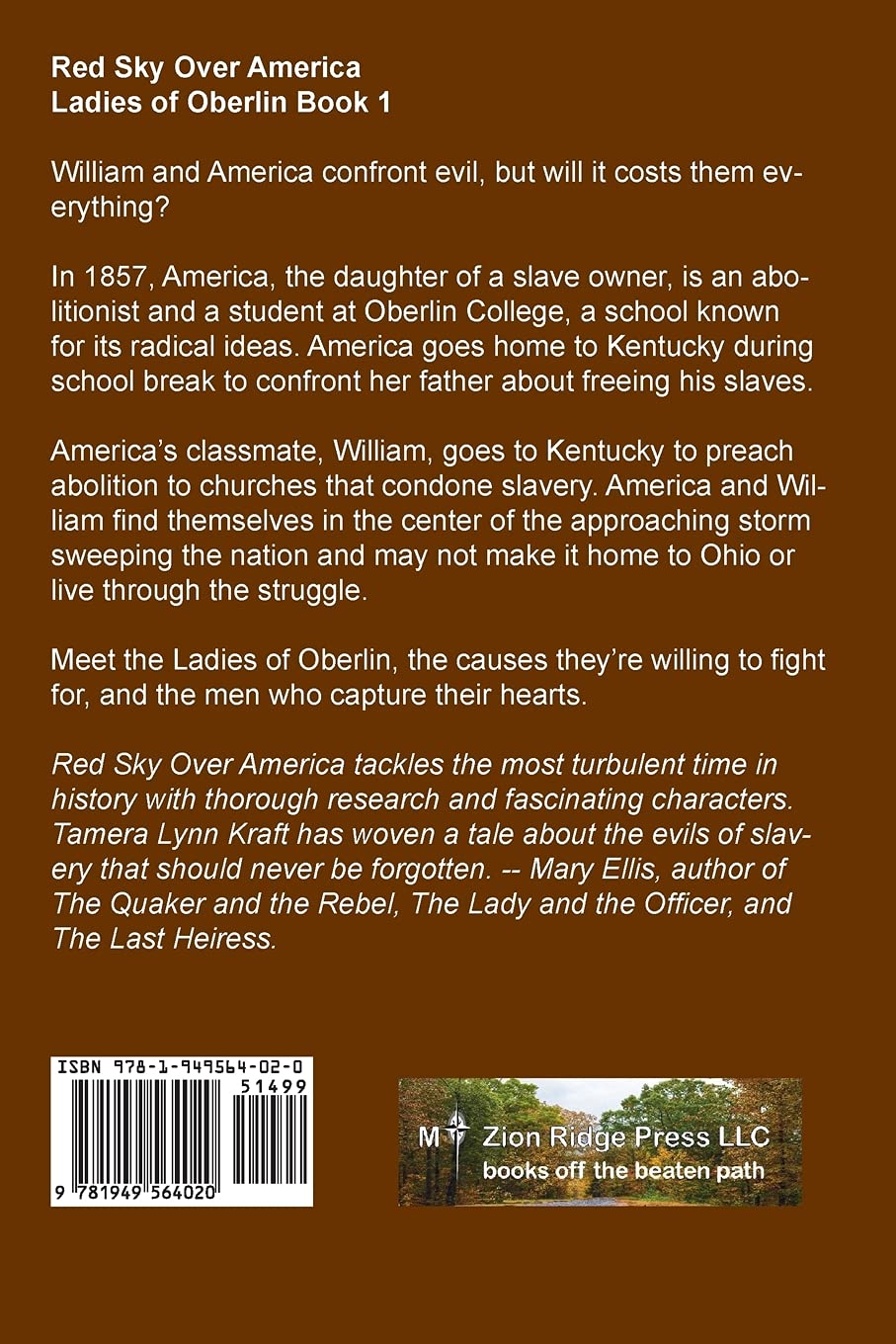 Red Sky Over America: Ladies of Oberlin Book One - Historical Fiction Novel for Women, Perfect for Book Clubs & Reading Enthusiasts