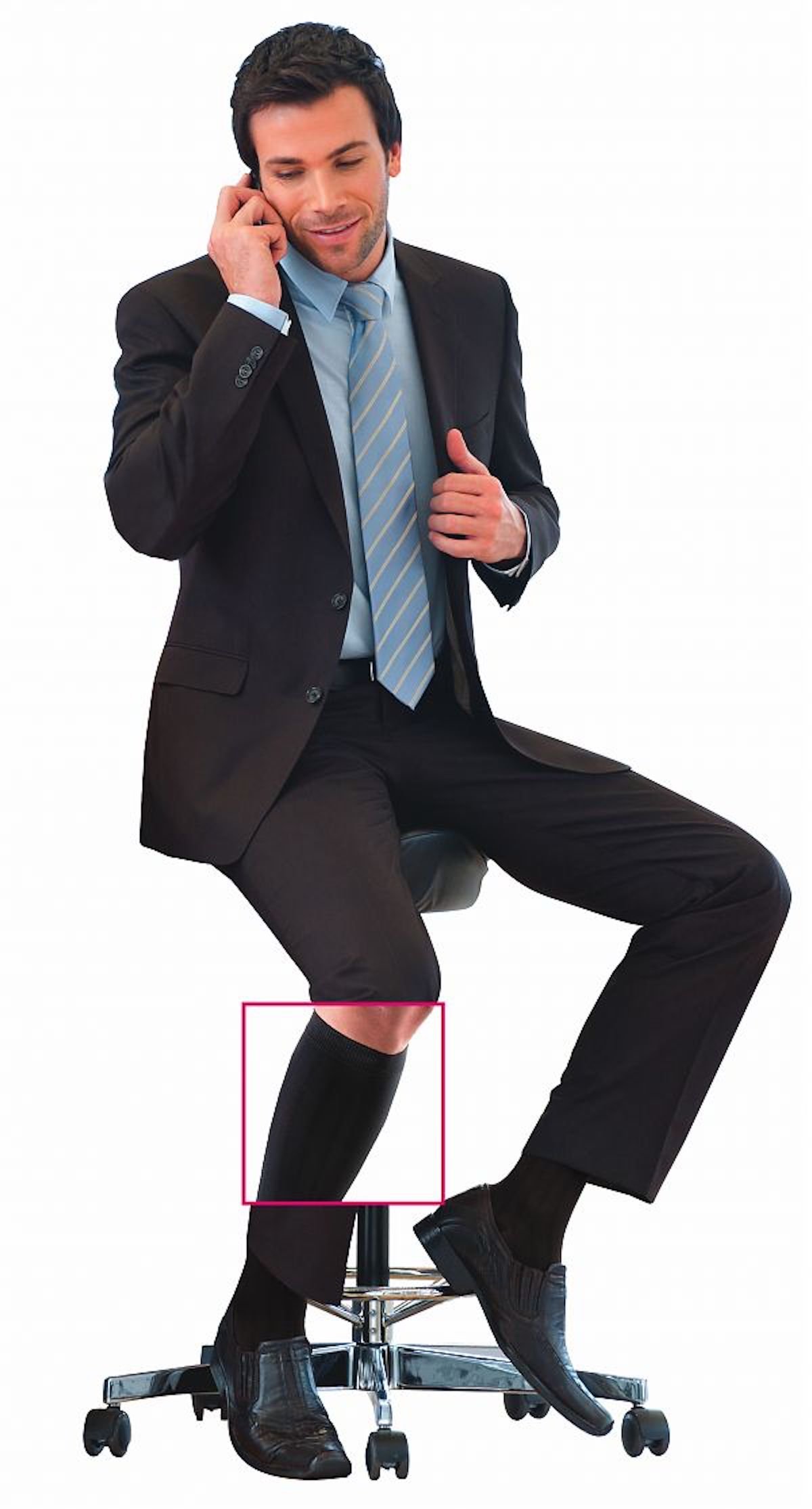 Mediven Classic 8-15 mmHg Compression Socks for Men - Knee High Support Stockings with Closed Toe - Ideal for Running, Travel & Varicose Vein Relief