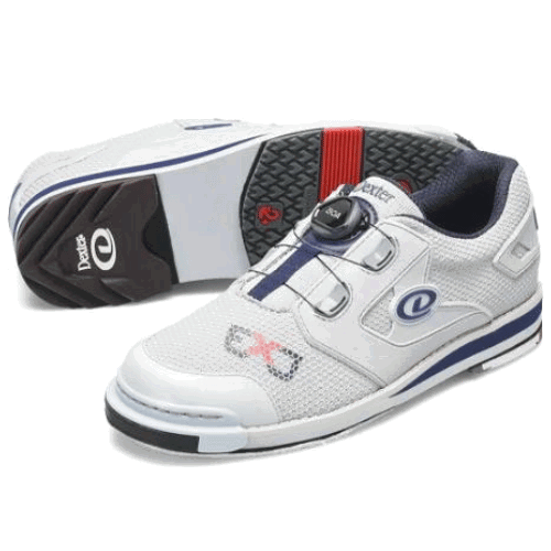 Dexter Men's SST 8 Power Frame BOA Wide ExJ Grey Bowling Shoes - Professional Performance for League Play & Tournament Bowlers