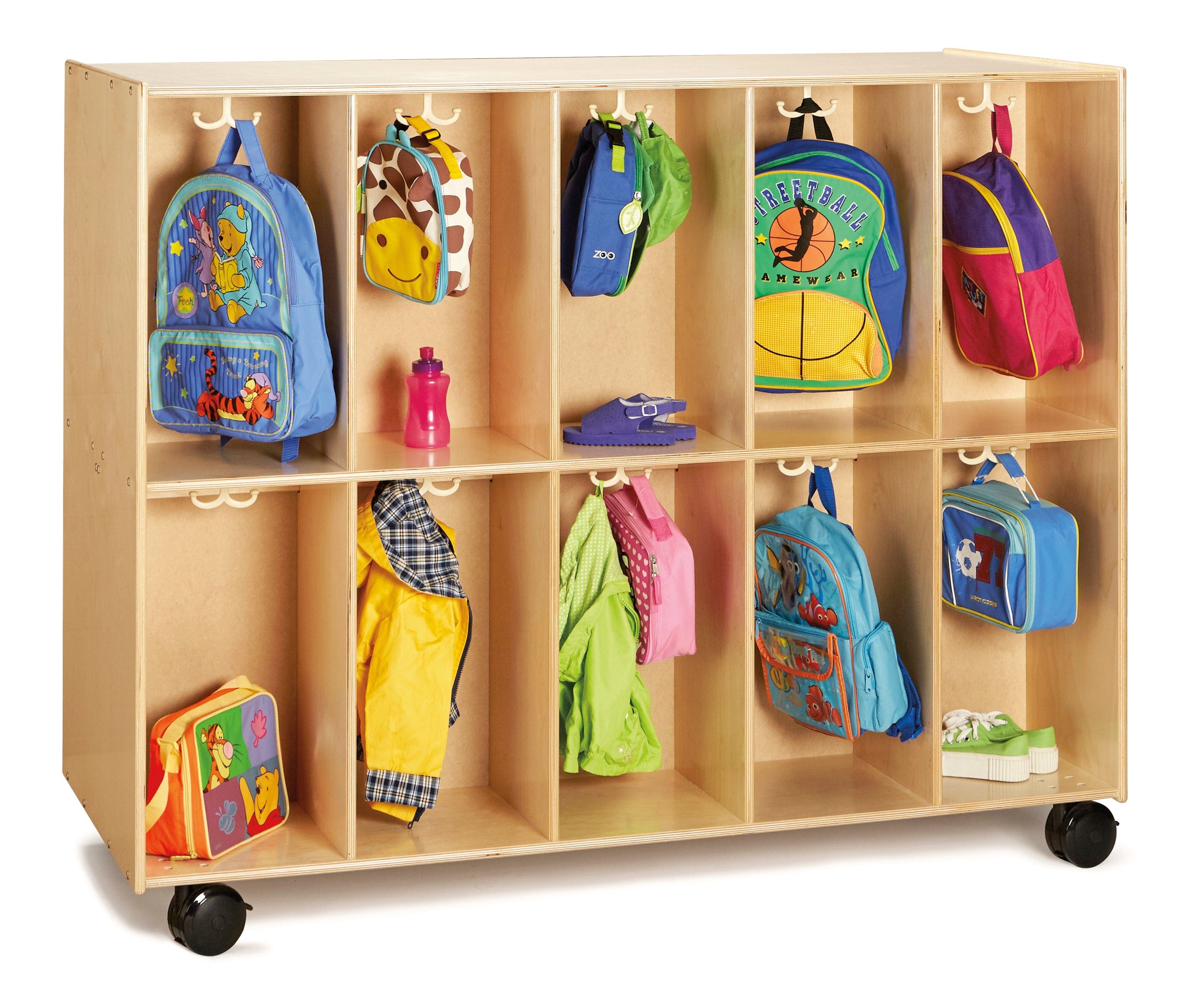 Jonti Craft 20-Section Mobile Backpack Cubbie - Organizer for Classroom, Daycare & Home Storage - Perfect for Kids' School Supplies & Toy Organization