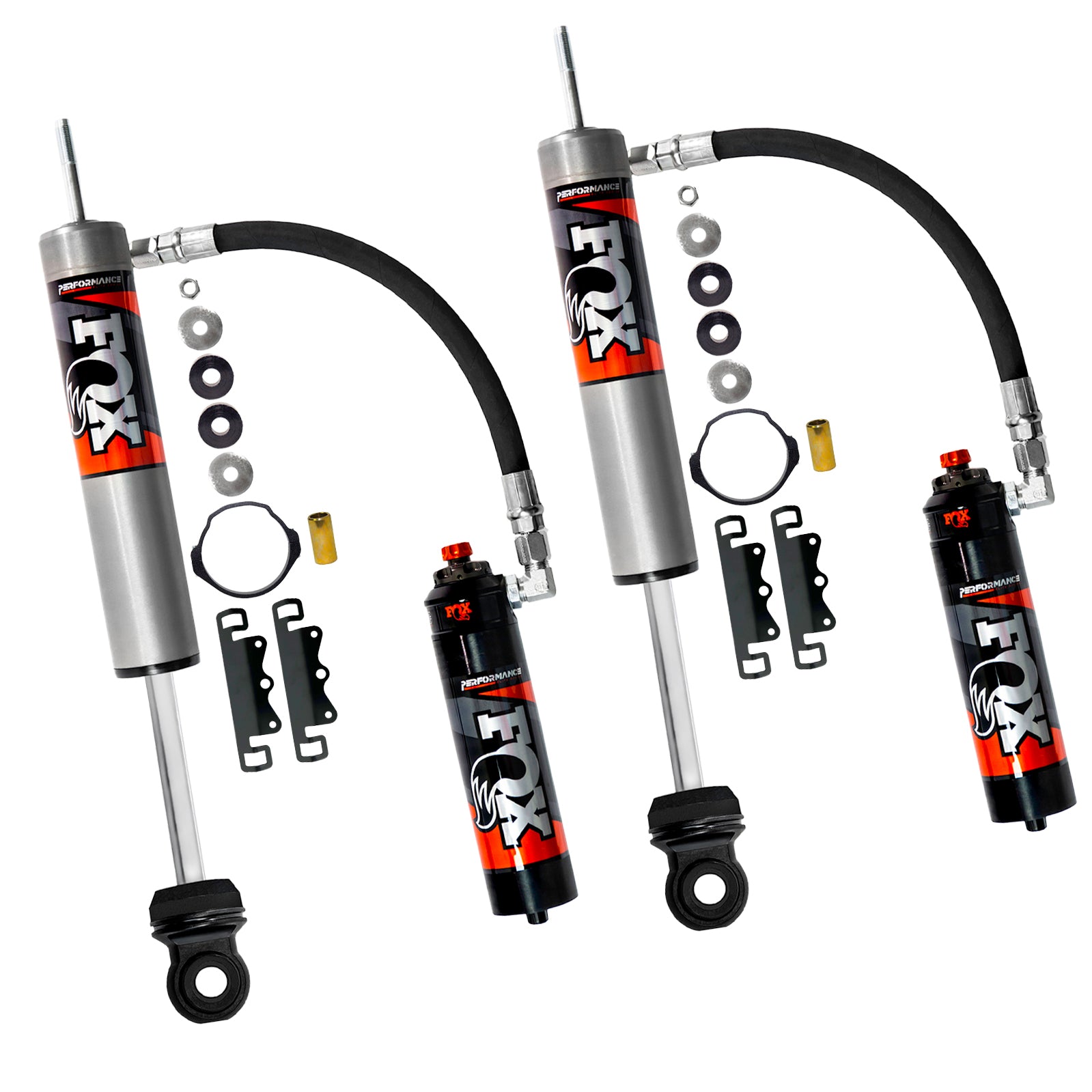 Fox Performance Elite Series 2.5 Rear Shocks for 2005-2023 Toyota Tacoma (Fits 2-3 Inch Lift) - Off-Road, Overlanding & Truck Suspension Upgrade