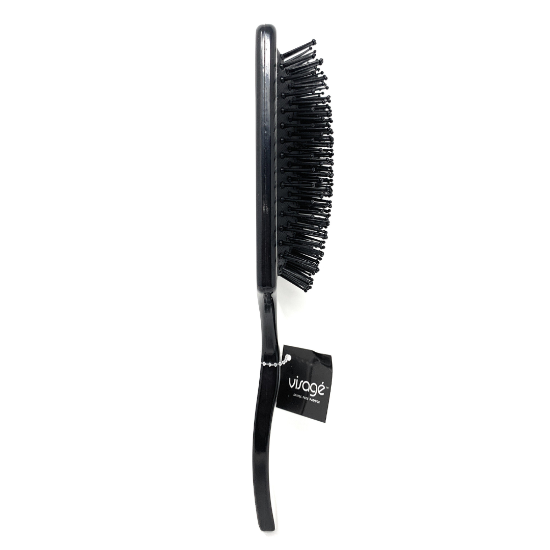 Cricket Visage #395 Paddle Hair Brush - Static Free & Thermal Styling Brush for Smooth, Frizz-Free Hair - Perfect for Blowouts, Straightening & Salon-Quality Styling at Home