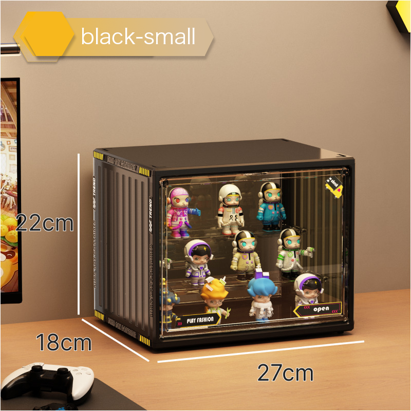 POP MART Display Case - Acrylic Collectible Figure Protector for Multistep Series | Perfect for Showcasing & Protecting Your Vinyl Toys Collection at Home or Office