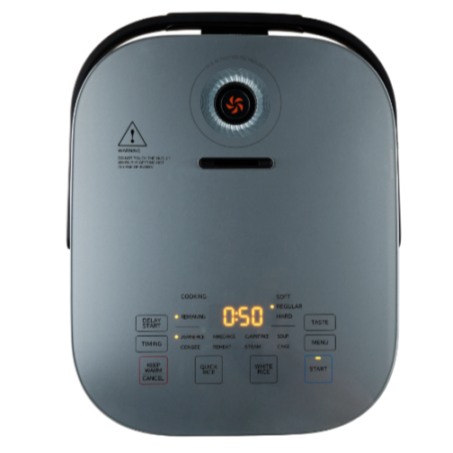 1.8L MRI180T2BDG IH Rice Cooker - Fast & Even Cooking, Multi-functional Electric Rice Cooker for Perfect Rice, Porridge & Steaming - Ideal for Home, Dorm & Small Kitchens