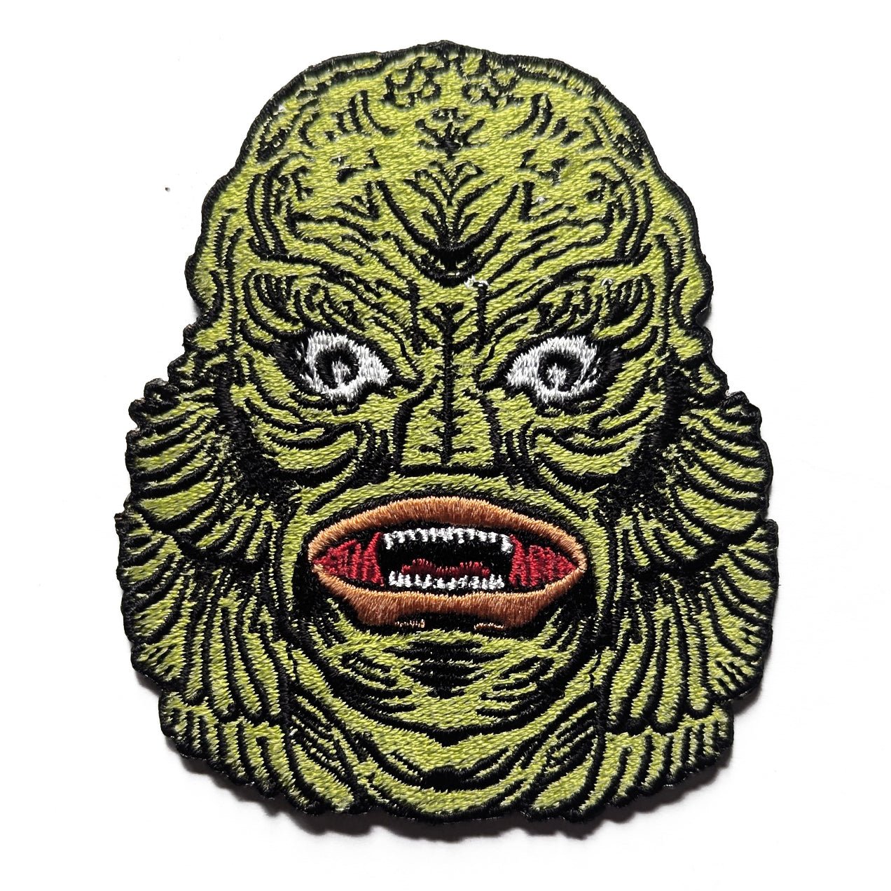 Creature from the Black Lagoon Embroidered Iron-On Patch - Horror Movie Merchandise for Jackets, Backpacks & DIY Crafts
