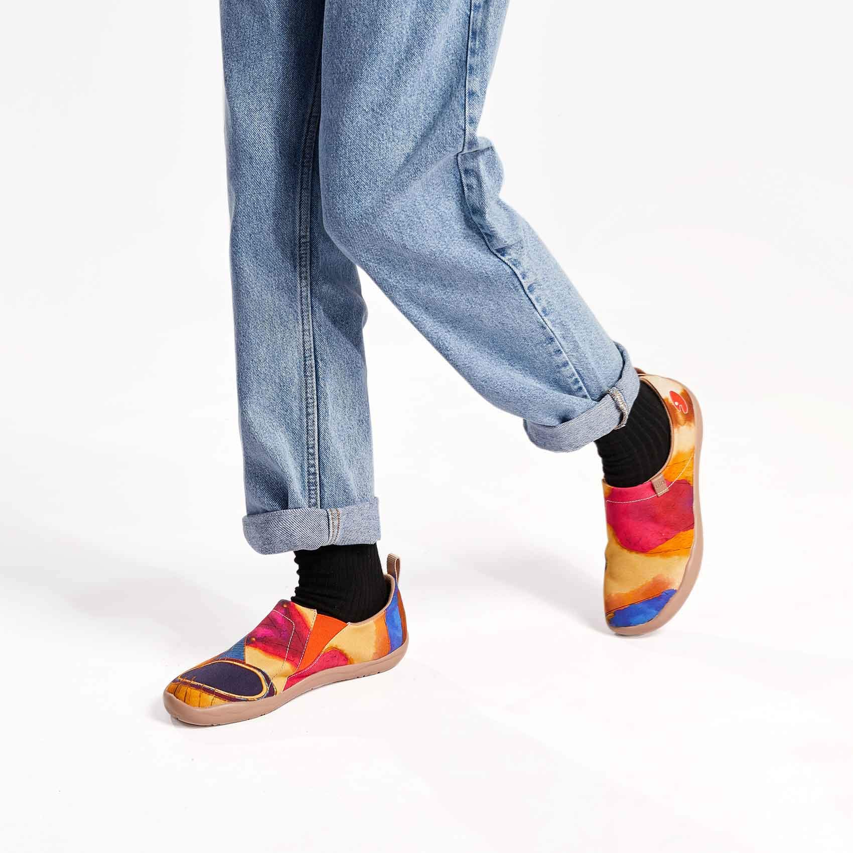 UIN Women's Walking Sneakers - Comfortable Loafers for Casual Wear, Travel & Everyday Use