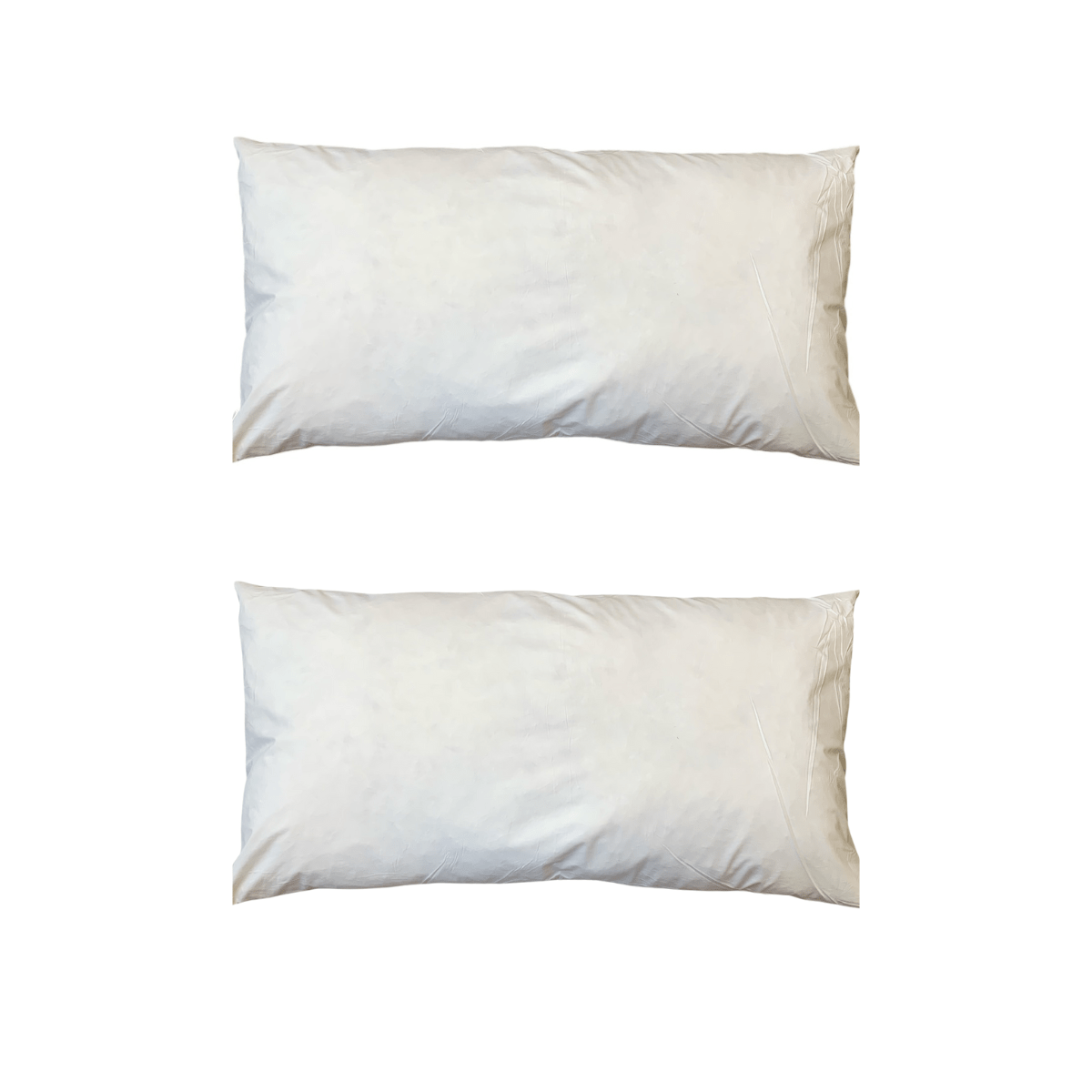 Premium 2-Pack Feather Cushion Inserts - Soft & Fluffy Pillow Filling for Sofas, Beds, and Home Decor - Perfect for Living Room, Bedroom, and Cozy Reading Nooks