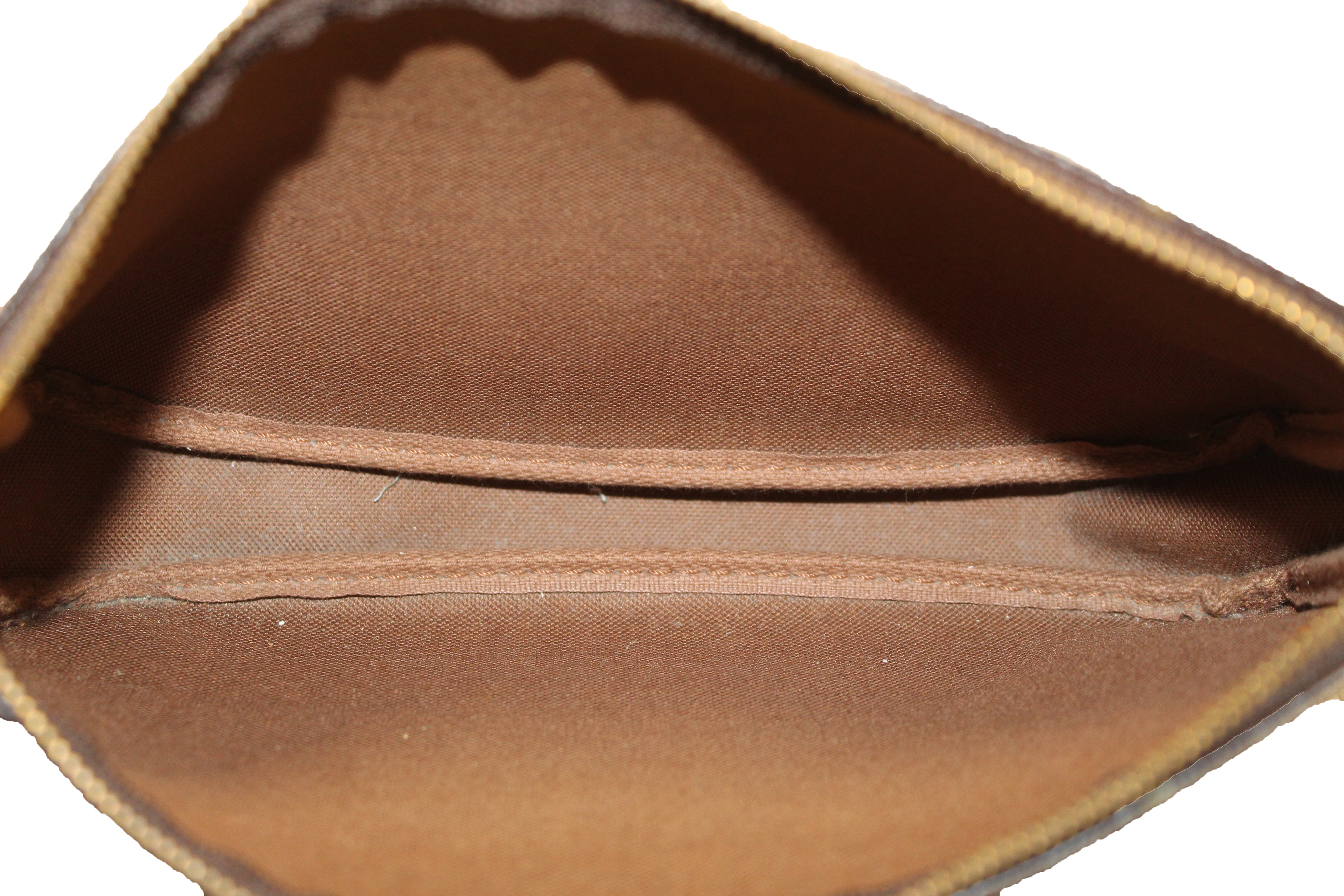Authentic Louis Vuitton Monogram Pochette Accessories Bag - Luxury Crossbody Clutch for Women, Perfect for Evening Parties & Daily Use