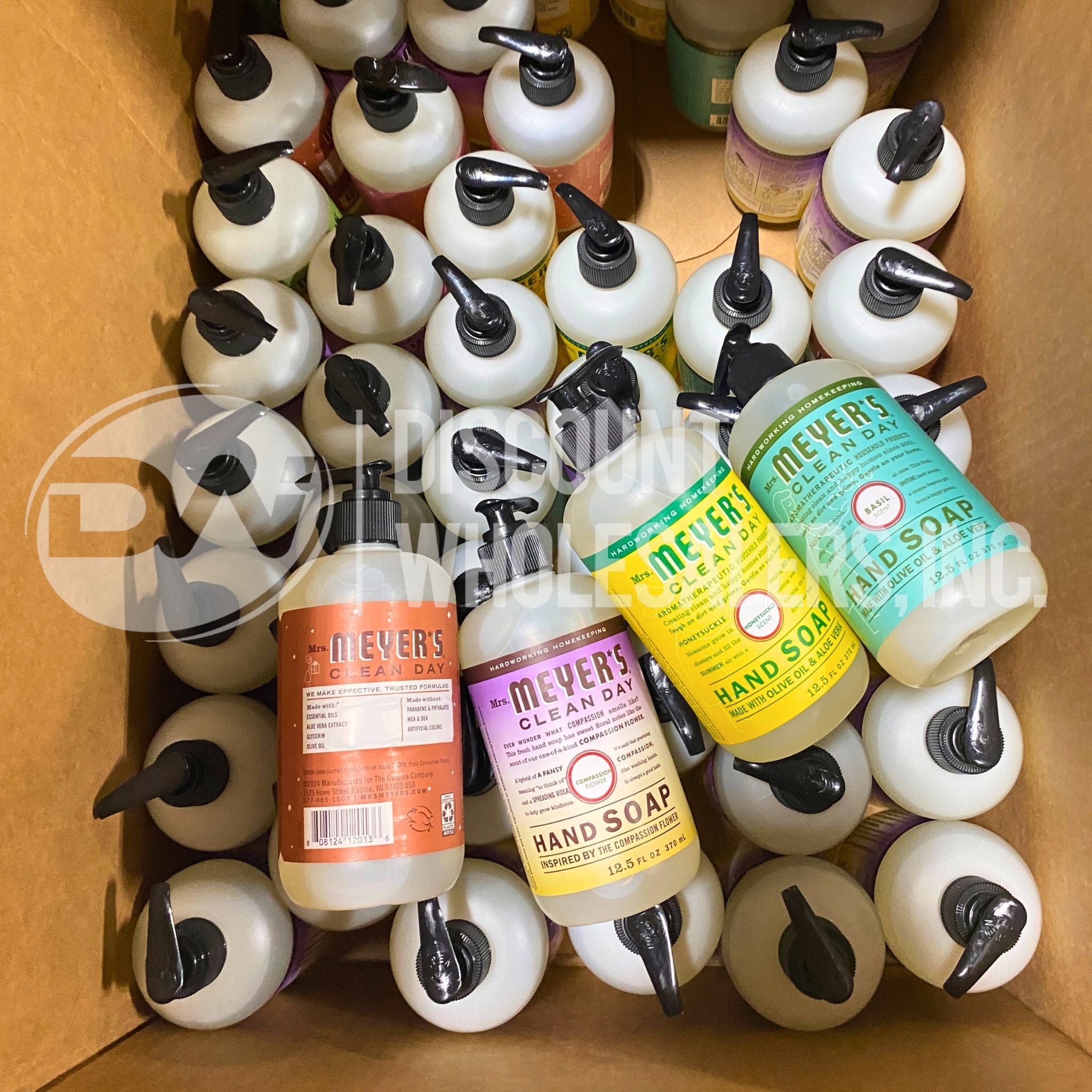 Meyer's Clean Day Hand Soap Variety Pack - 50 Count | Natural & Refreshing Scents | Perfect for Home, Office & Bathroom Use