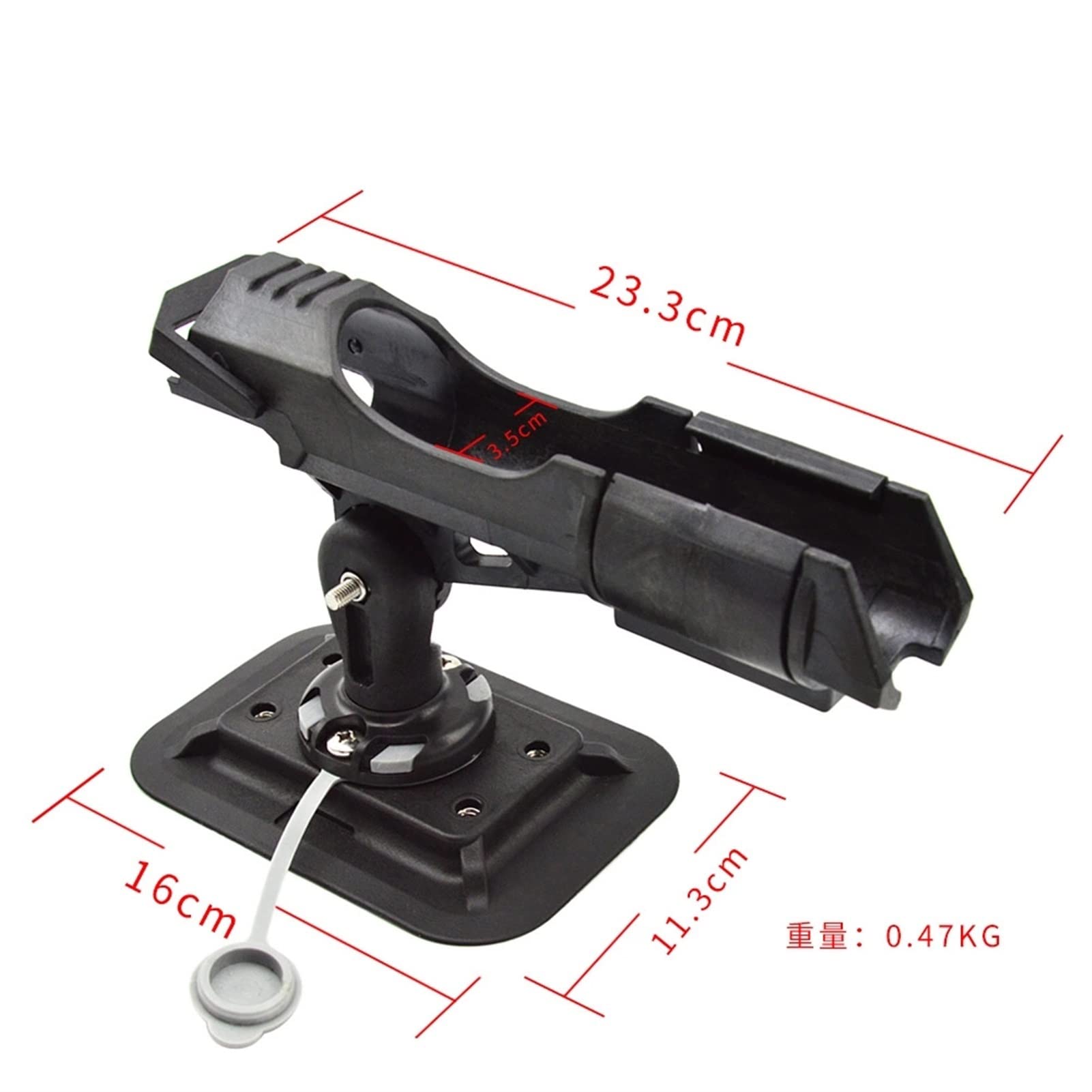 Inflatable Kayak Fishing Rod Holder - Adjustable PVC SUP & Dinghy Accessory for Kayaks, Rafts, and Boats | Secure Pole Mount for Fishing Tools | Perfect for Kayak Anglers & Water Sports Enthusiasts