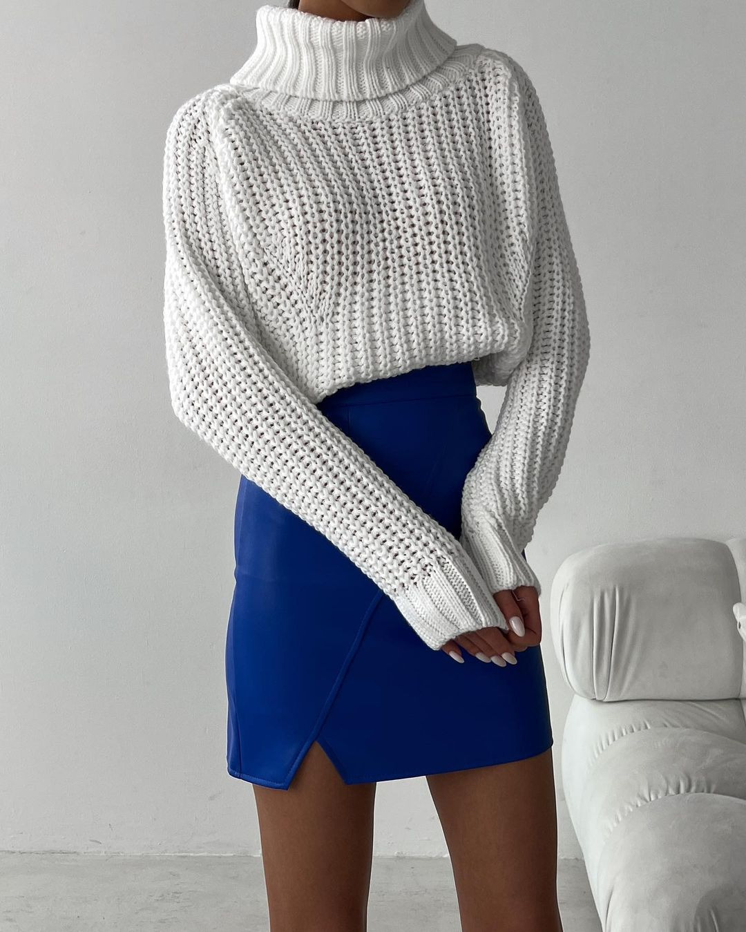 Women's Loose Fit Turtleneck Sweater - Cozy Winter & Fall Long Sleeve Pullover for Casual Wear | Perfect for Office, Dates & Holiday Outfits