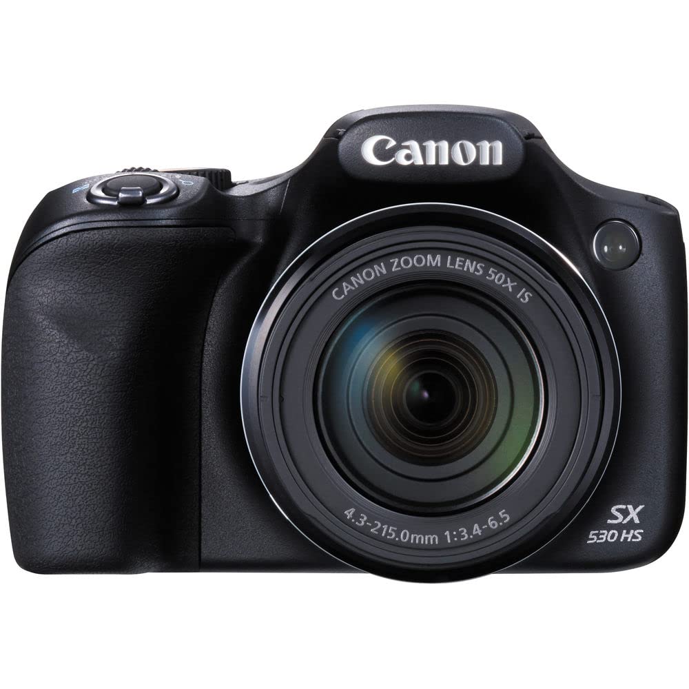 Canon PowerShot SX530 HS Digital Camera Bundle with 64GB Memory Card, NB-6L Battery & Accessories - Renewed | Perfect for Travel Photography, Vlogging & Outdoor Adventures