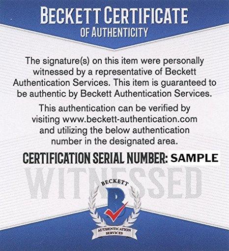 Adam Shaheen Autographed Football 8x10 Photo - Beckett Certified - Limited Edition Collectible - Perfect for Chicago Bears Fans, Sports Memorabilia Enthusiasts & Man Cave Decor