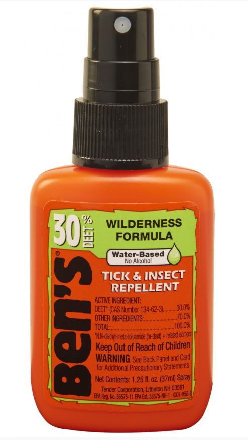 30% DEET Tick & Insect Repellent Pump Spray - 1.25 oz | Long-Lasting Bug Spray for Outdoor Activities, Hiking, Camping & Travel Protection