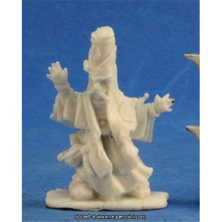 ThinkandPlay 25mm Scale Balazar Iconic Summoner44 Miniature - Bobby Jackson Pathfinder Bones RPG Figure for Tabletop Gaming & Fantasy Roleplaying