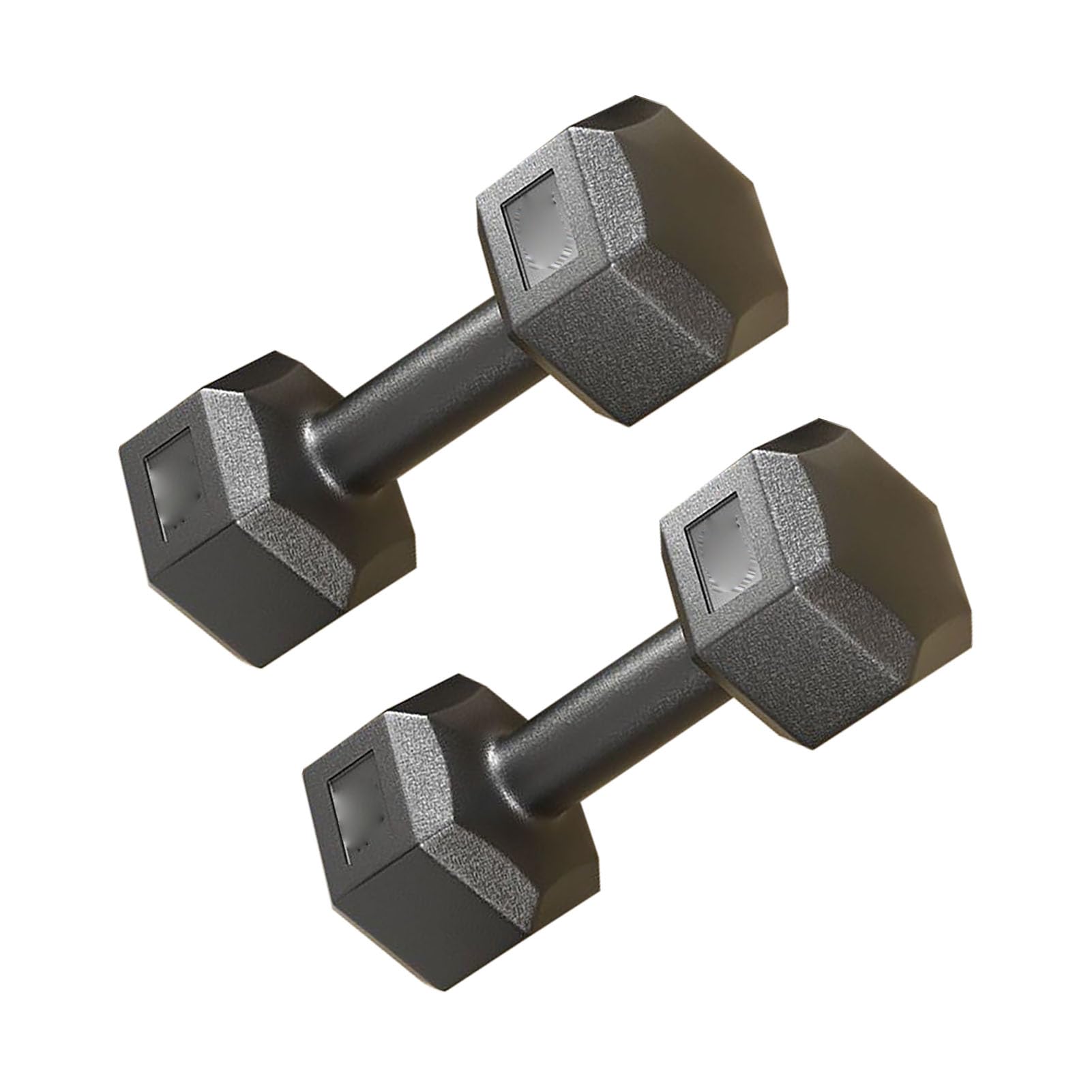 Hexagonal Dumbbell Set - 22lb Chrome Plated Cast Iron Dumbbells for Strength Training & Fitness Workouts - Perfect for Home Gym, CrossFit, and Weightlifting Exercises