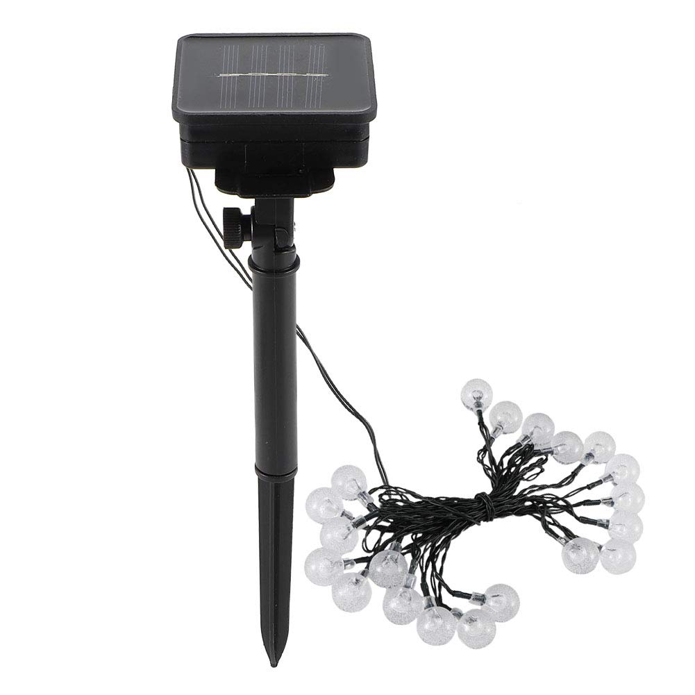 SuHuYuHuJia 20LED Solar Sphere String Lights - Waterproof Outdoor Hanging Fairy Lights for Bedroom, Wedding, Christmas Party, Garden Decoration - Perfect for Patio, Backyard, and Balcony Lighting